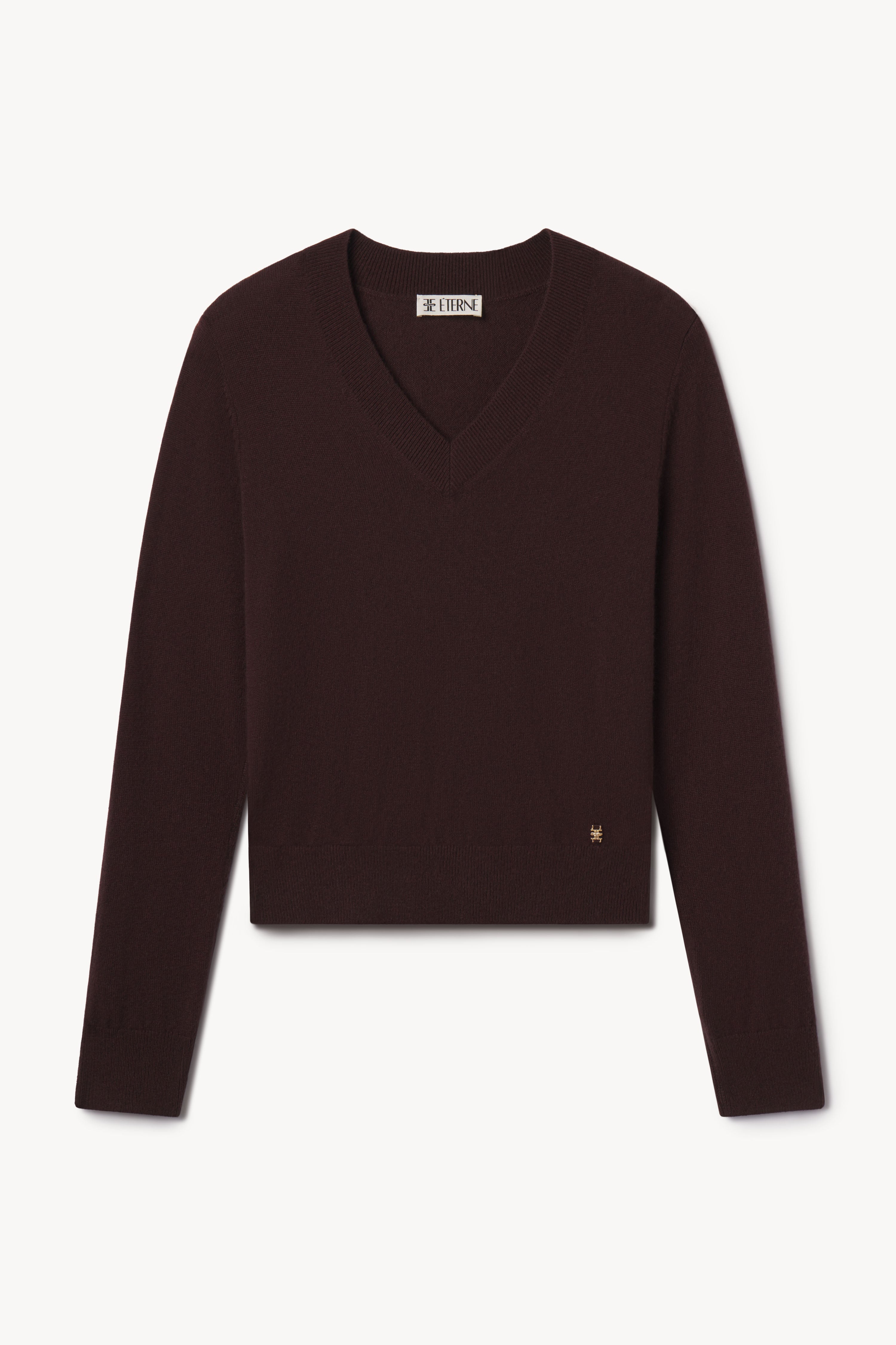 Lennox Sweater | Midweight Cashmere | Espresso