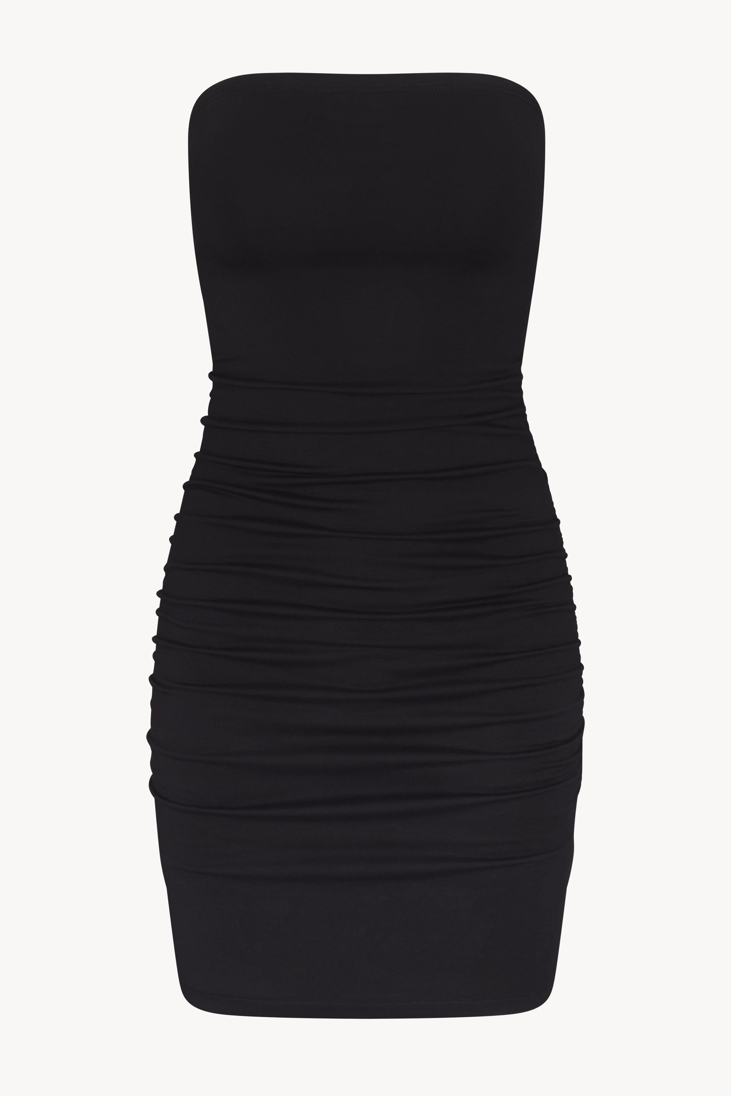 RUCHED TUBE MINI DRESS - ÉTERNE