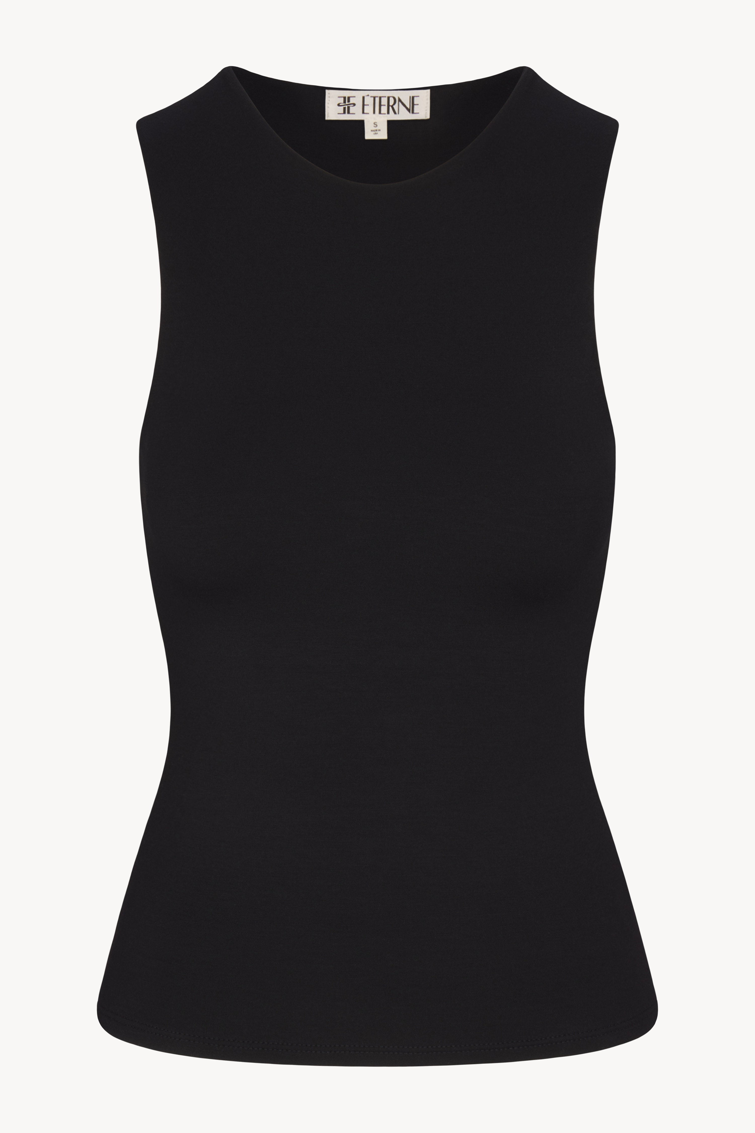 ÉTERNE SLEEVELESS CREWNECK TOP