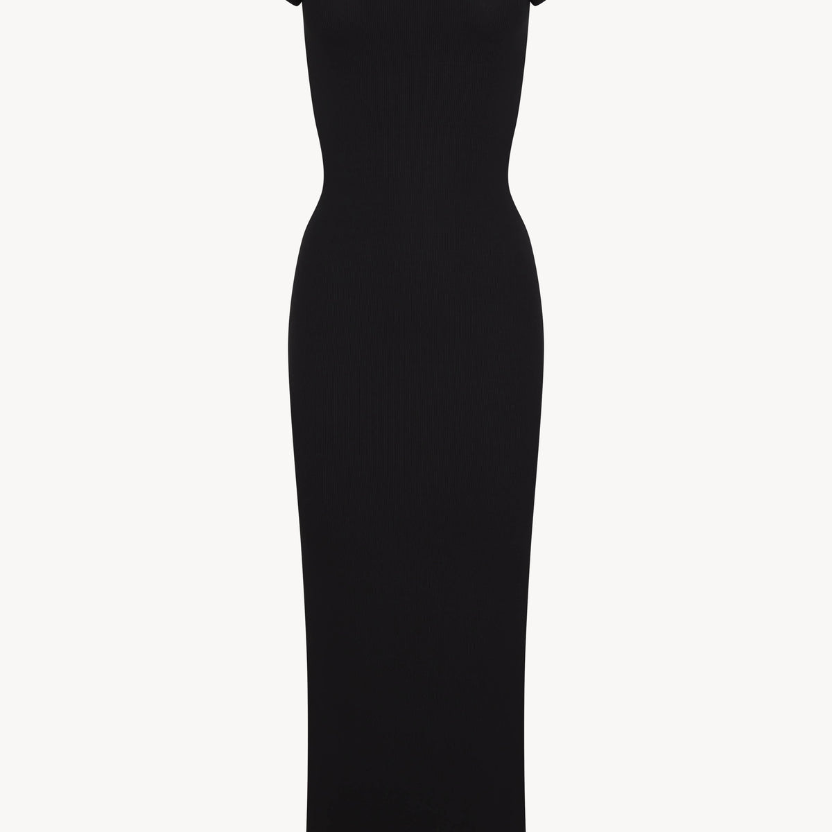 Eterne - Cap Sleeve Maxi Dress in Black S Eterne - Cap Sleeve Maxi Dress in Black S
