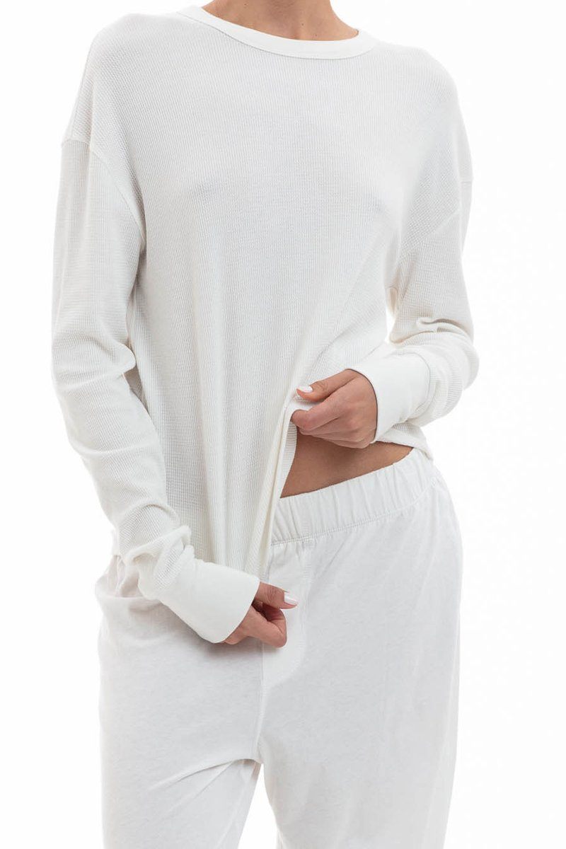 Ladies' Modal Thermal Vest - Ivory