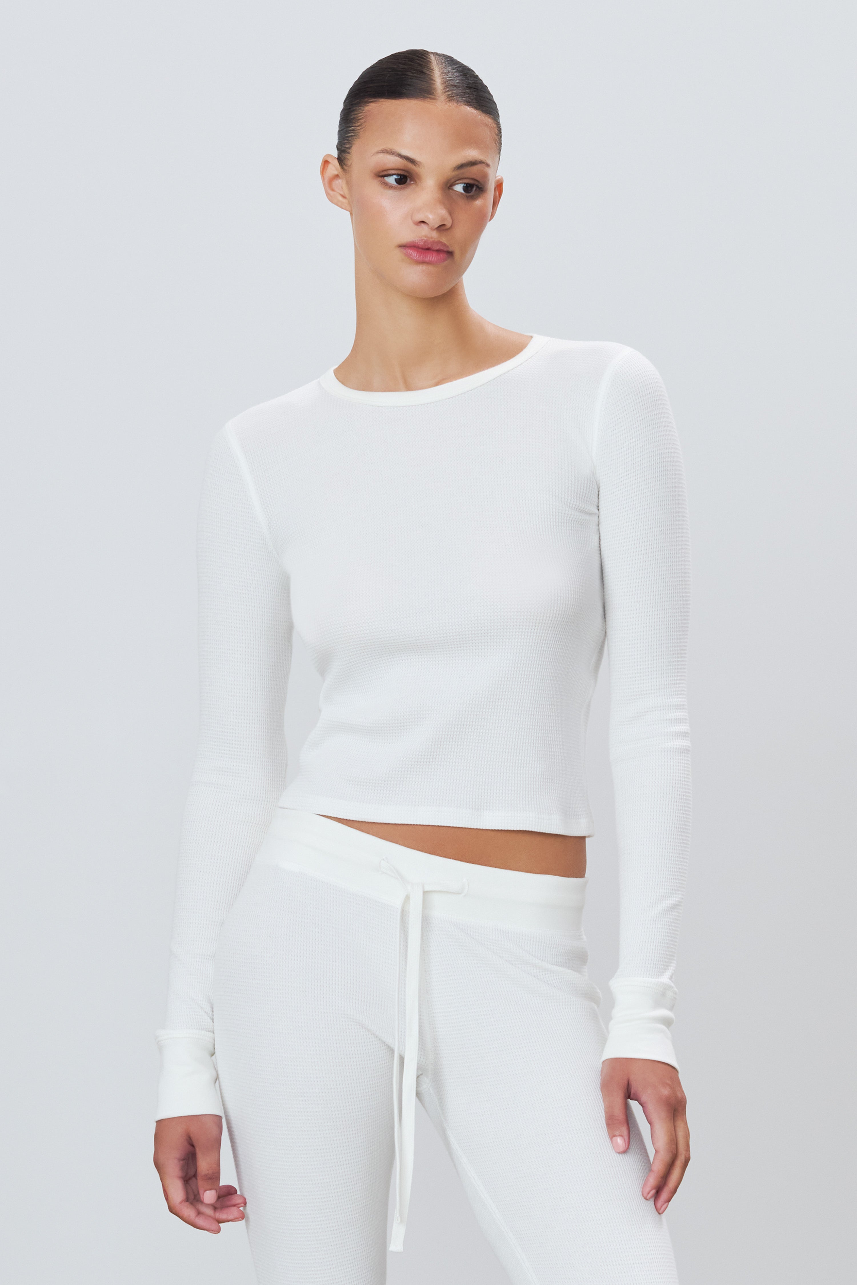 Long Sleeve Thermal Ivory