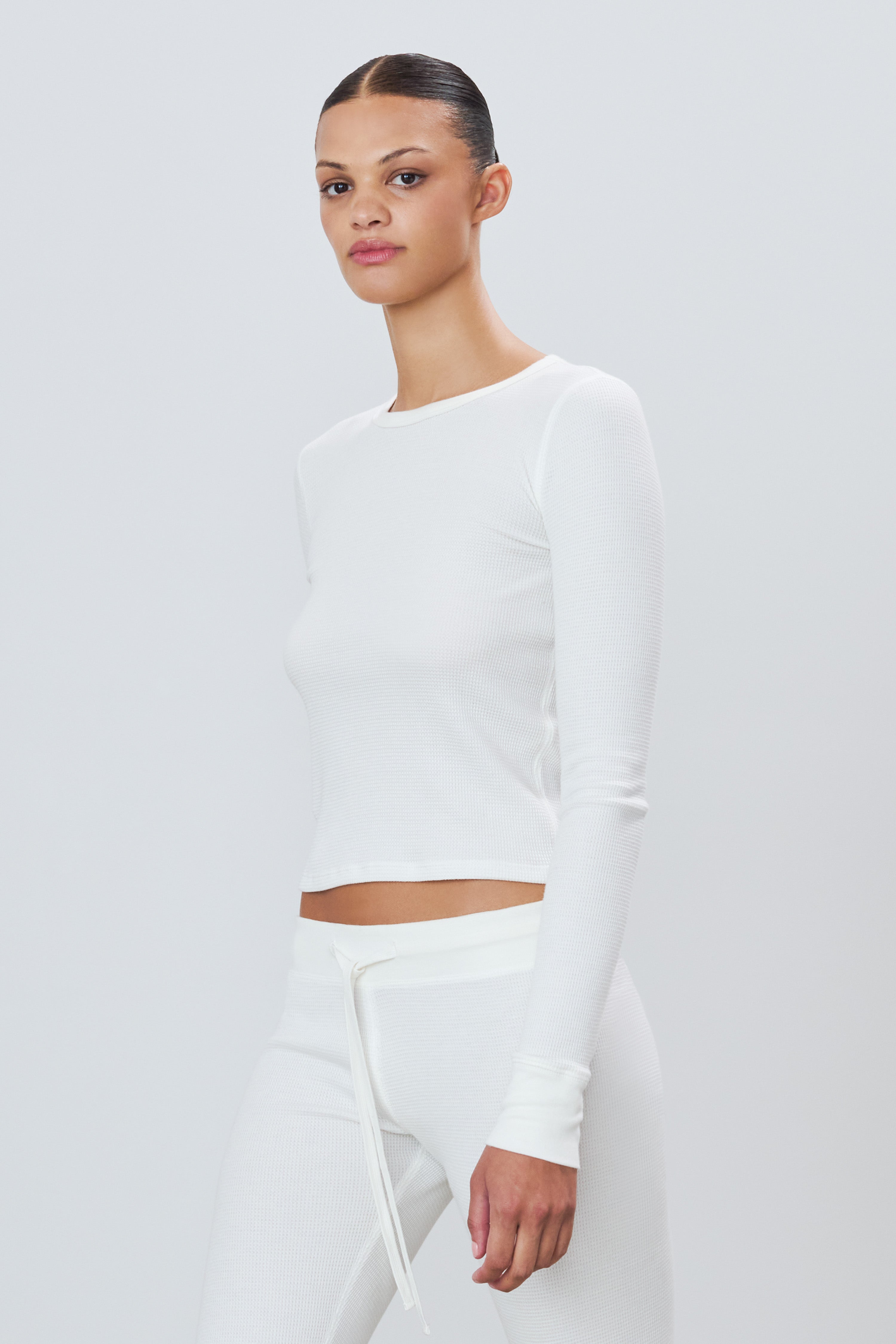 Long Sleeve Thermal Ivory