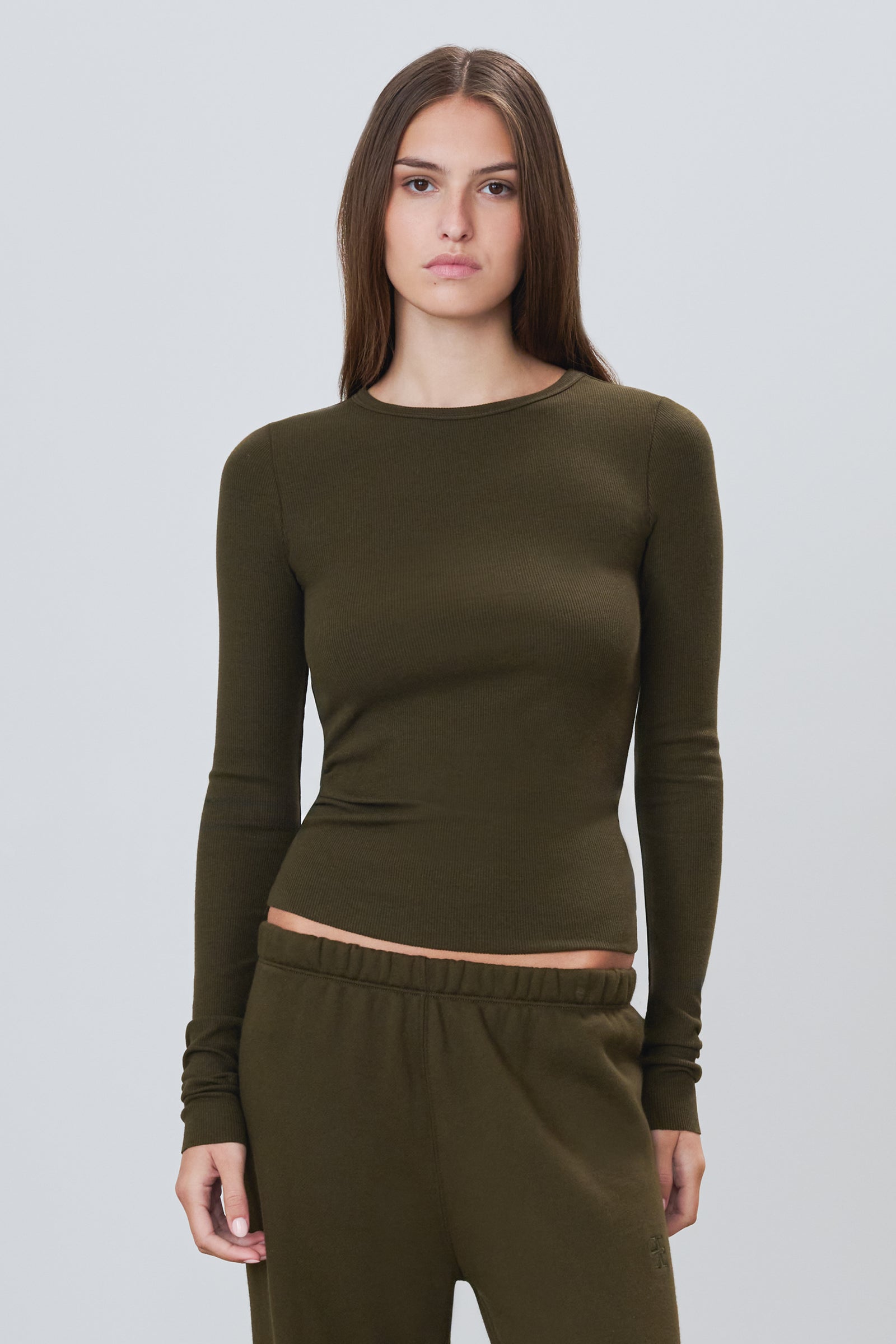 LONG SLEEVE FITTED TOP - ÉTERNE