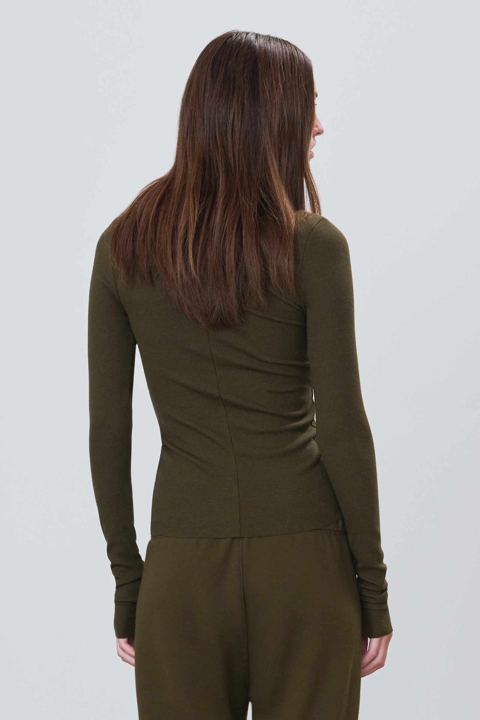 LONG SLEEVE FITTED TOP - ÉTERNE