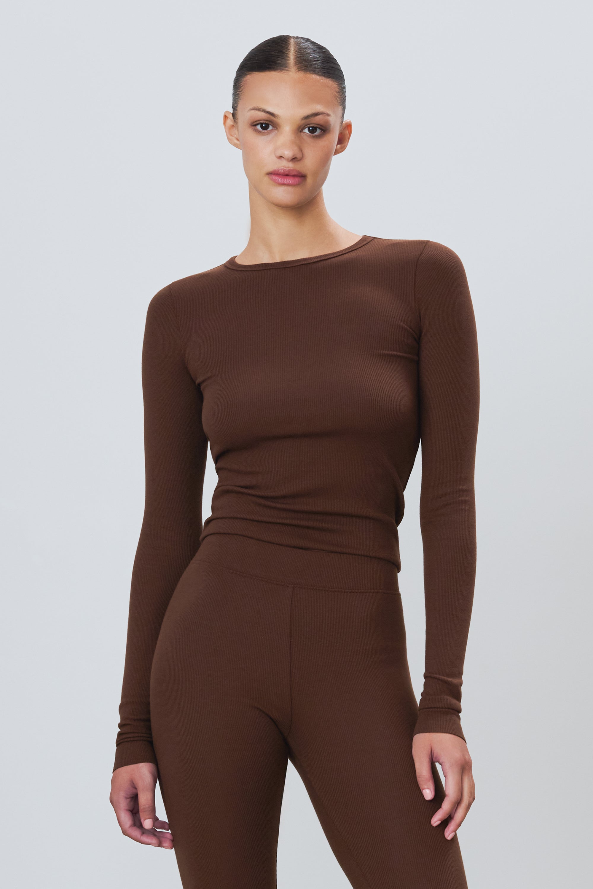 LONG SLEEVE FITTED TOP - ÉTERNE