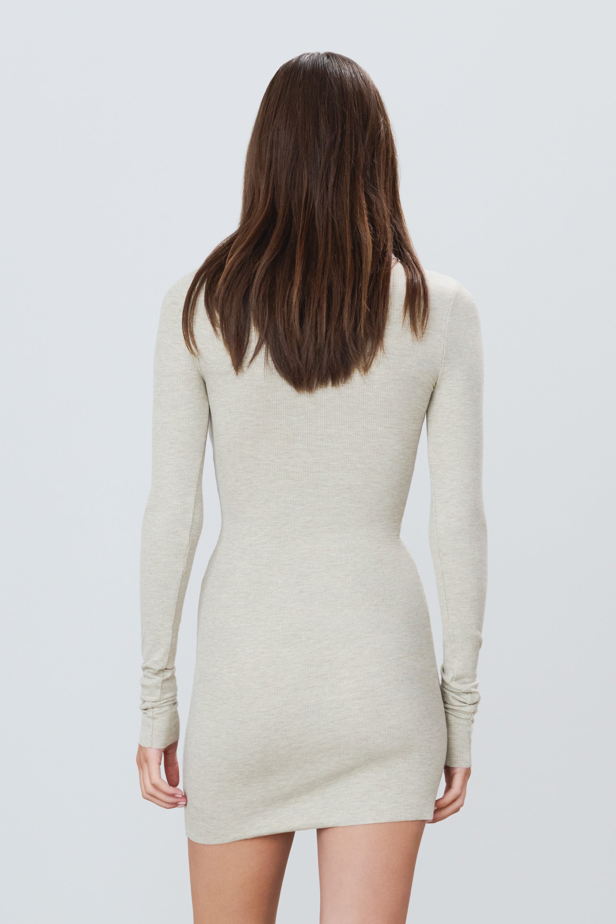 LONG SLEEVE TURTLENECK MINI DRESS - ÉTERNE