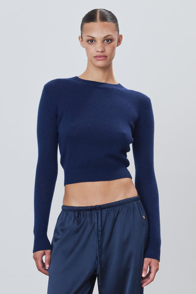 FRANCIS CASHMERE SWEATER NAVY