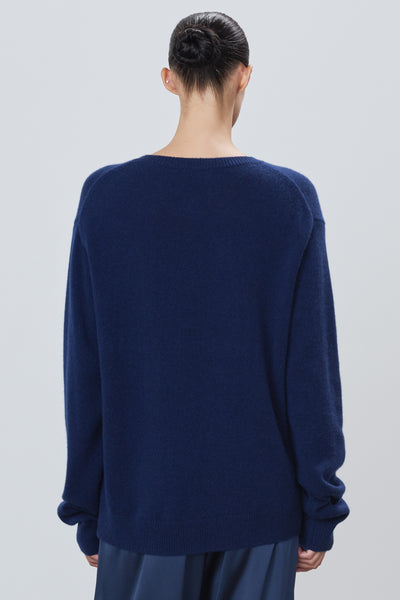 JAMES CASHMERE SWEATER NAVY