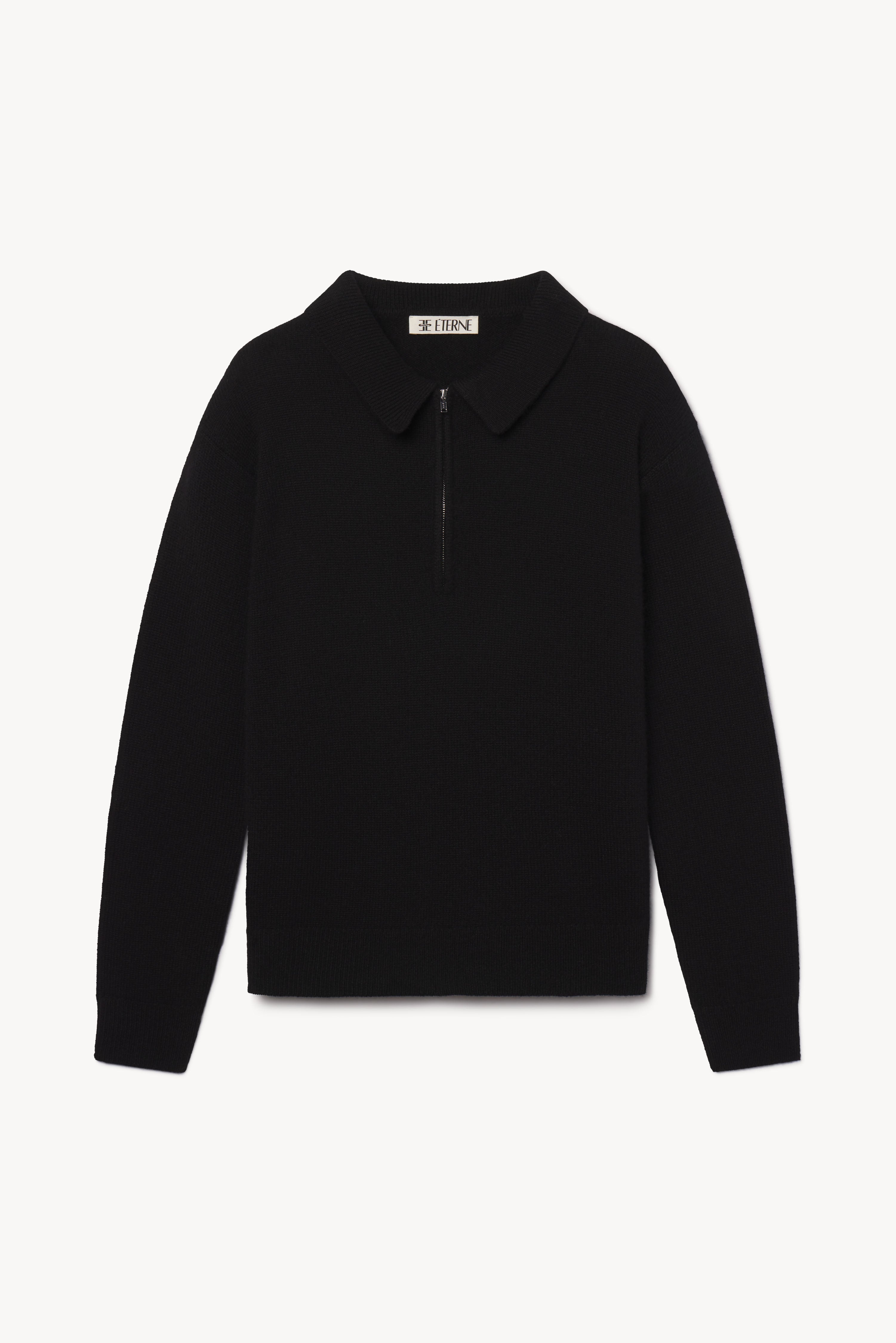 Blaise Sweater | Heavyweight Cashmere | Black
