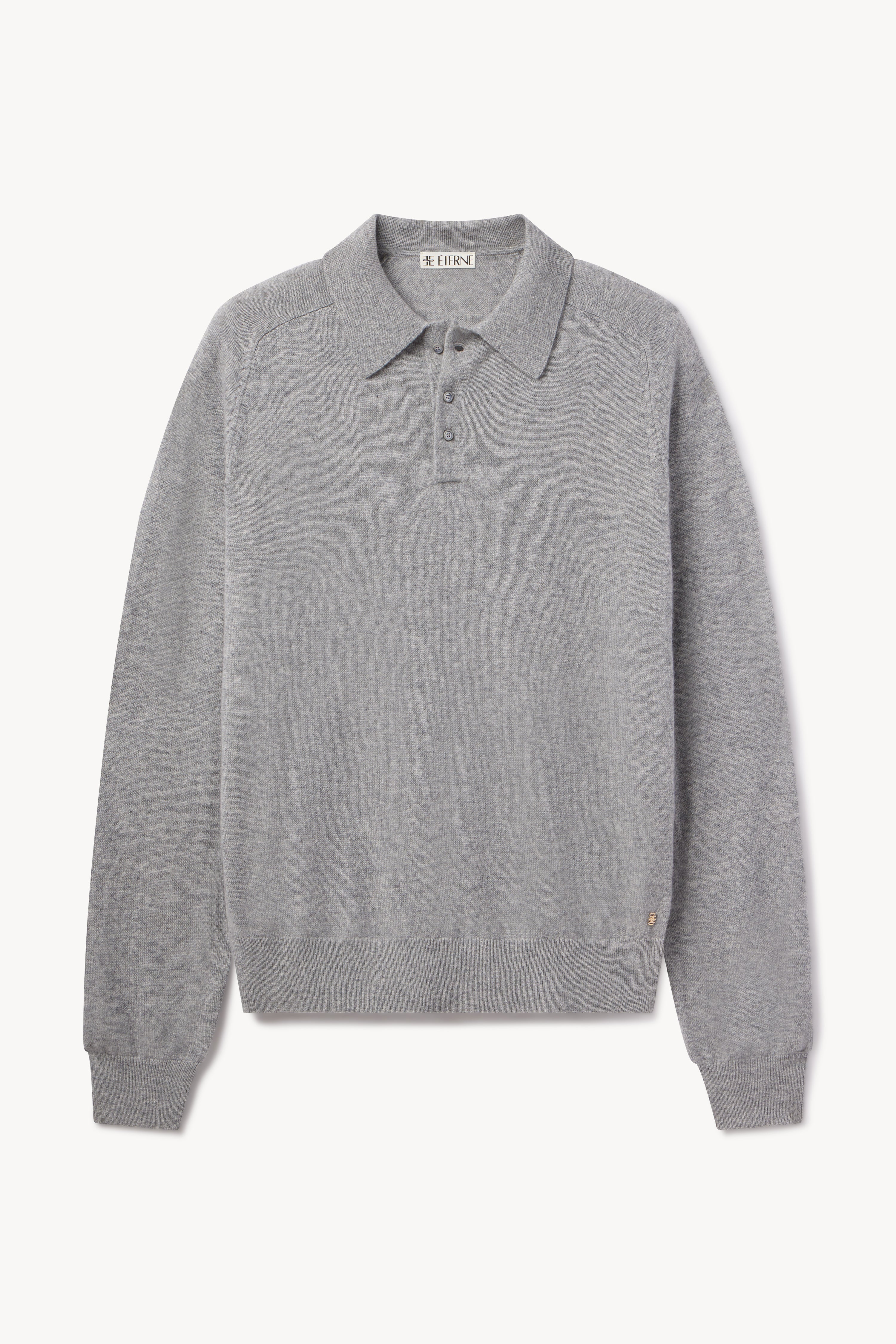 BRADY CASHMERE SWEATER HEATHER GREY