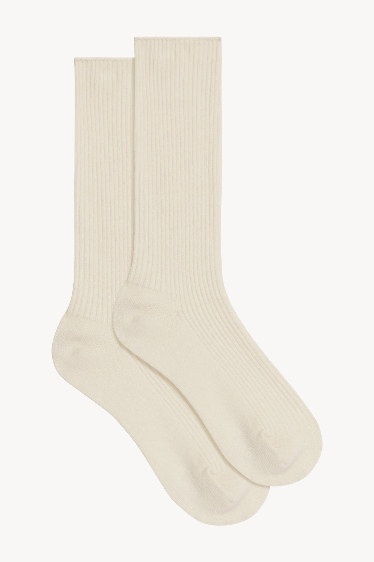 CLASSIC RIBBED SOCK CREAM