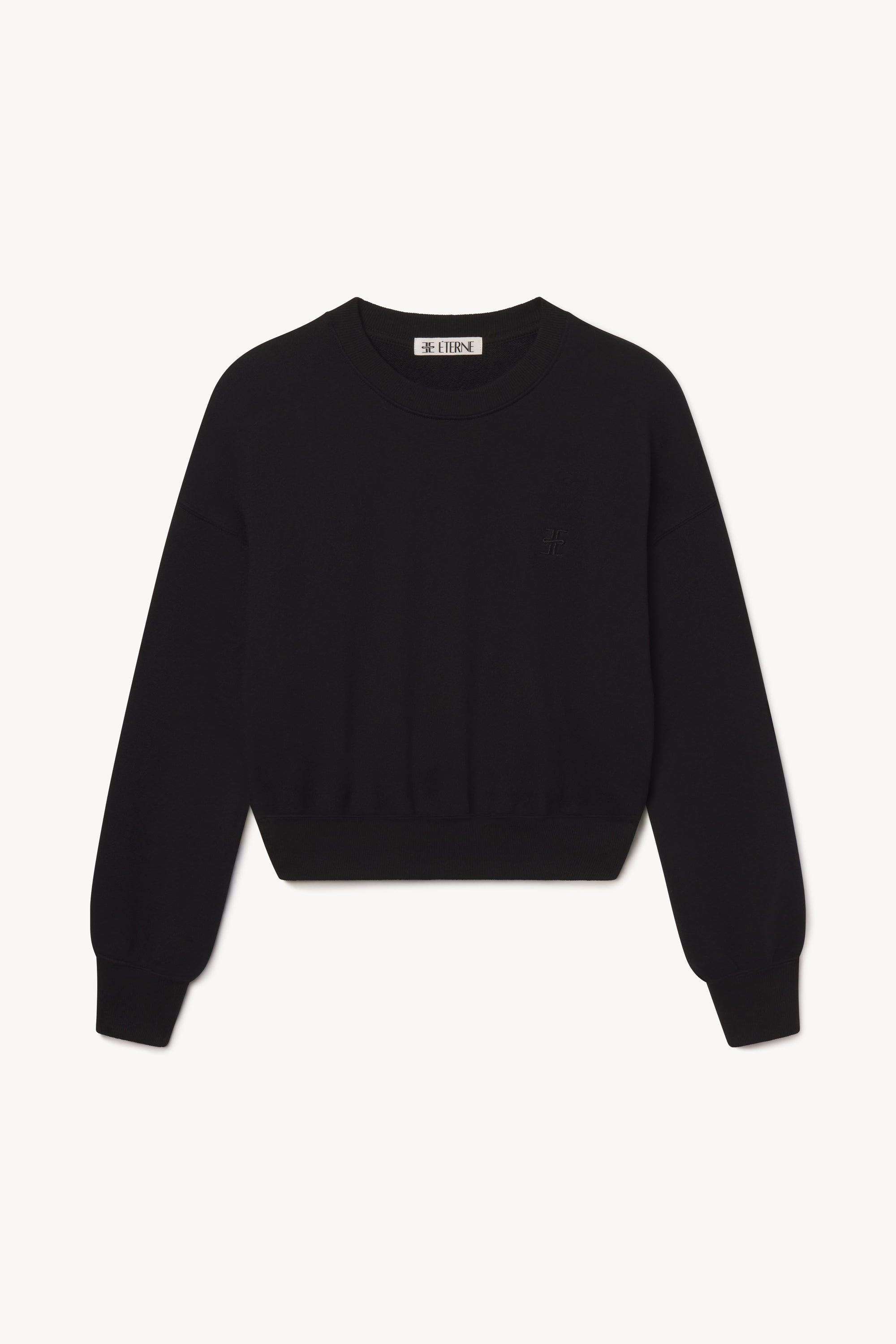 CROPPED CREWNECK SWEATSHIRT - ÉTERNE