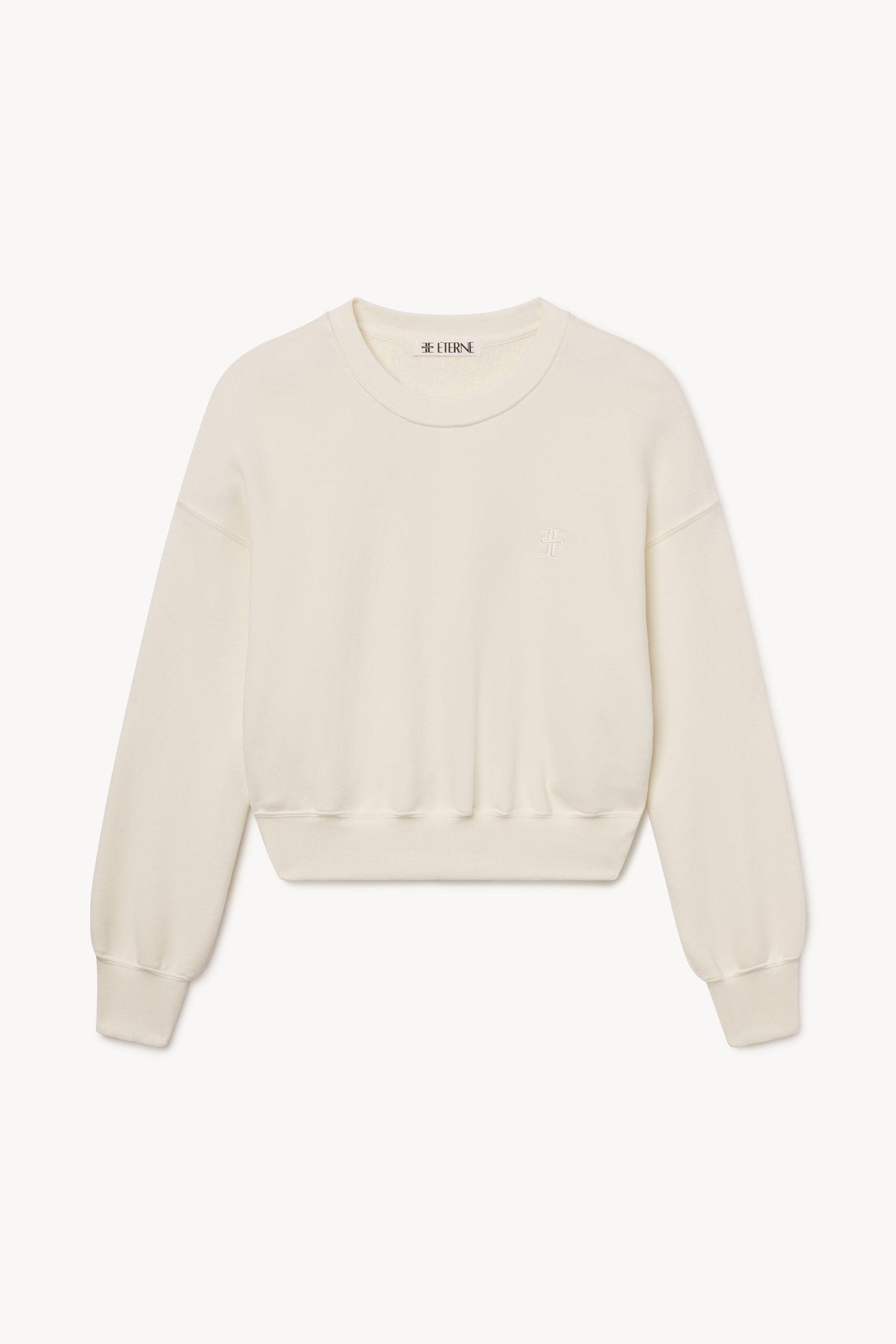 CROPPED CREWNECK SWEATSHIRT - ÉTERNE