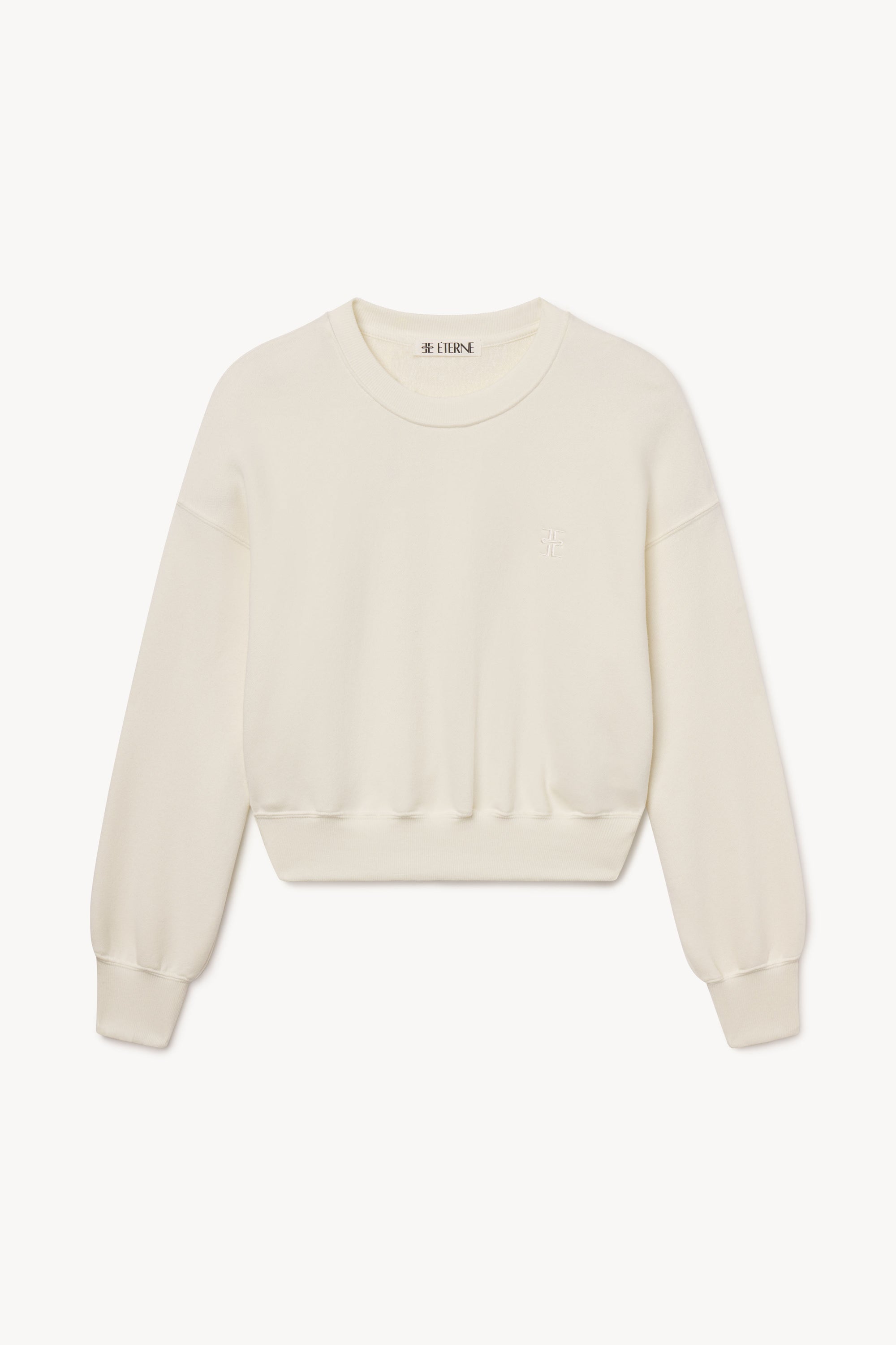 CROPPED CREWNECK SWEATSHIRT - ÉTERNE