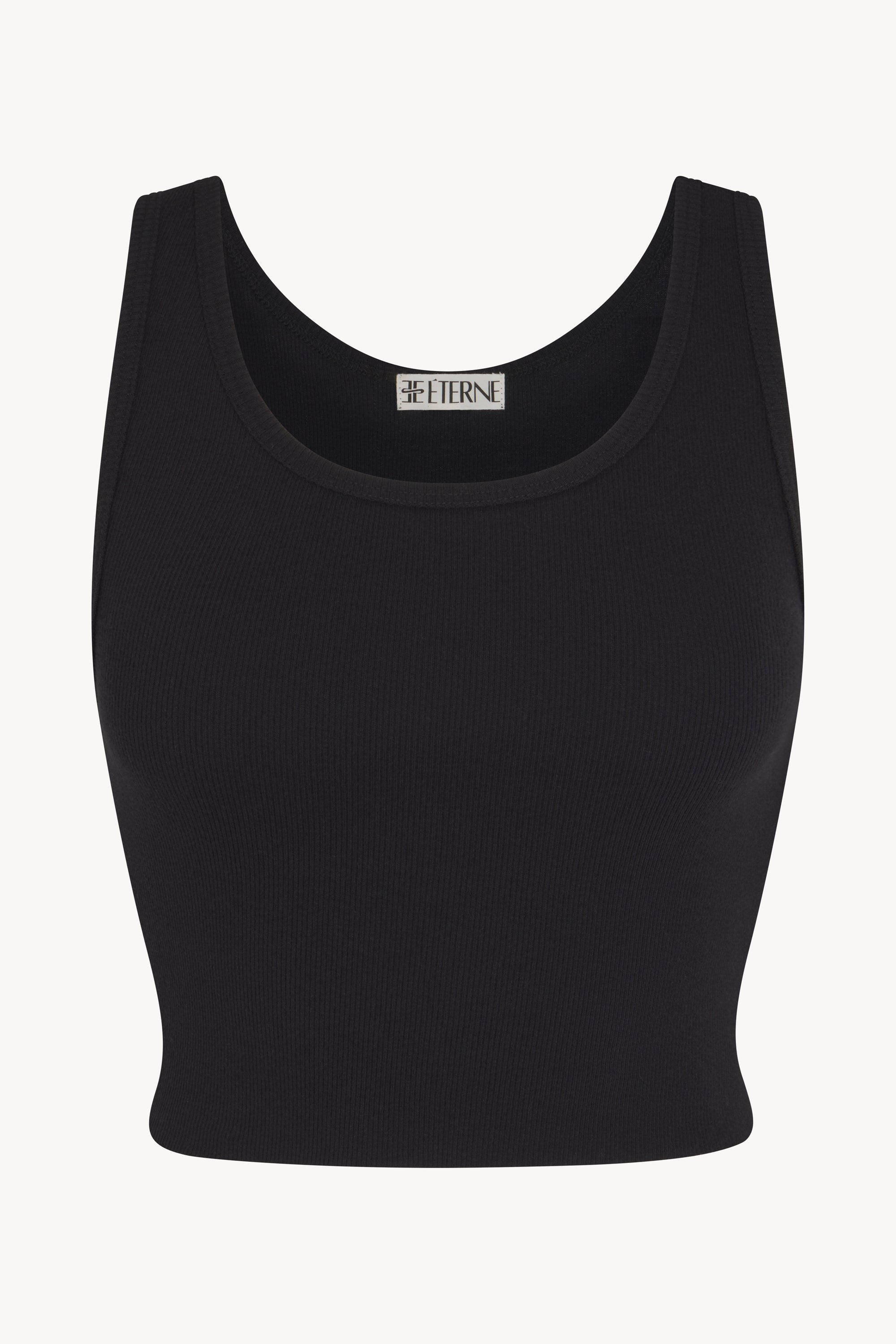 CROPPED SCOOP NECK TANK - ÉTERNE
