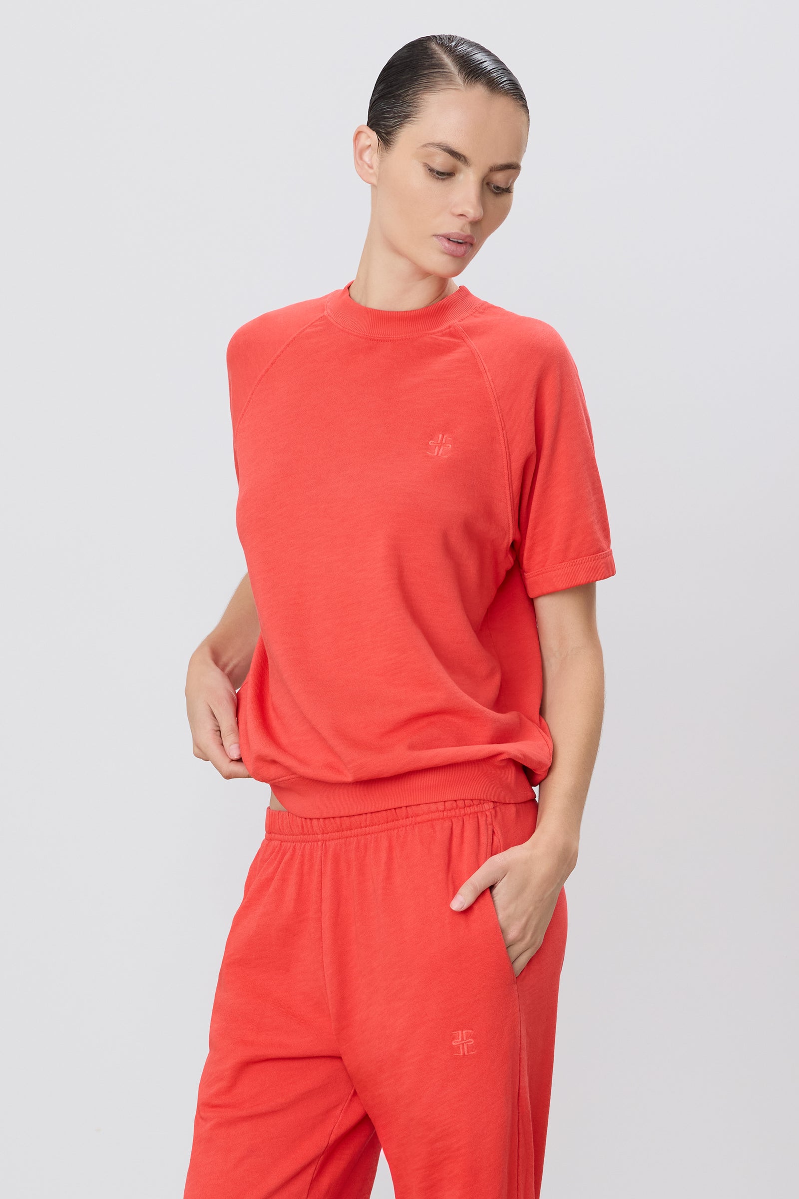 SHORT SLEEVE RAGLAN SWEATSHIRT - ÉTERNE