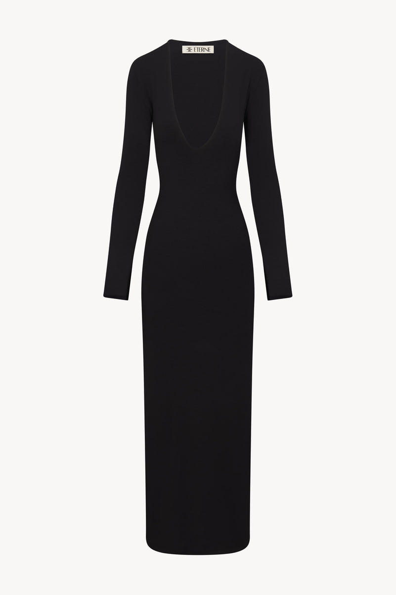 DEEP-V MIDI DRESS - ÉTERNE