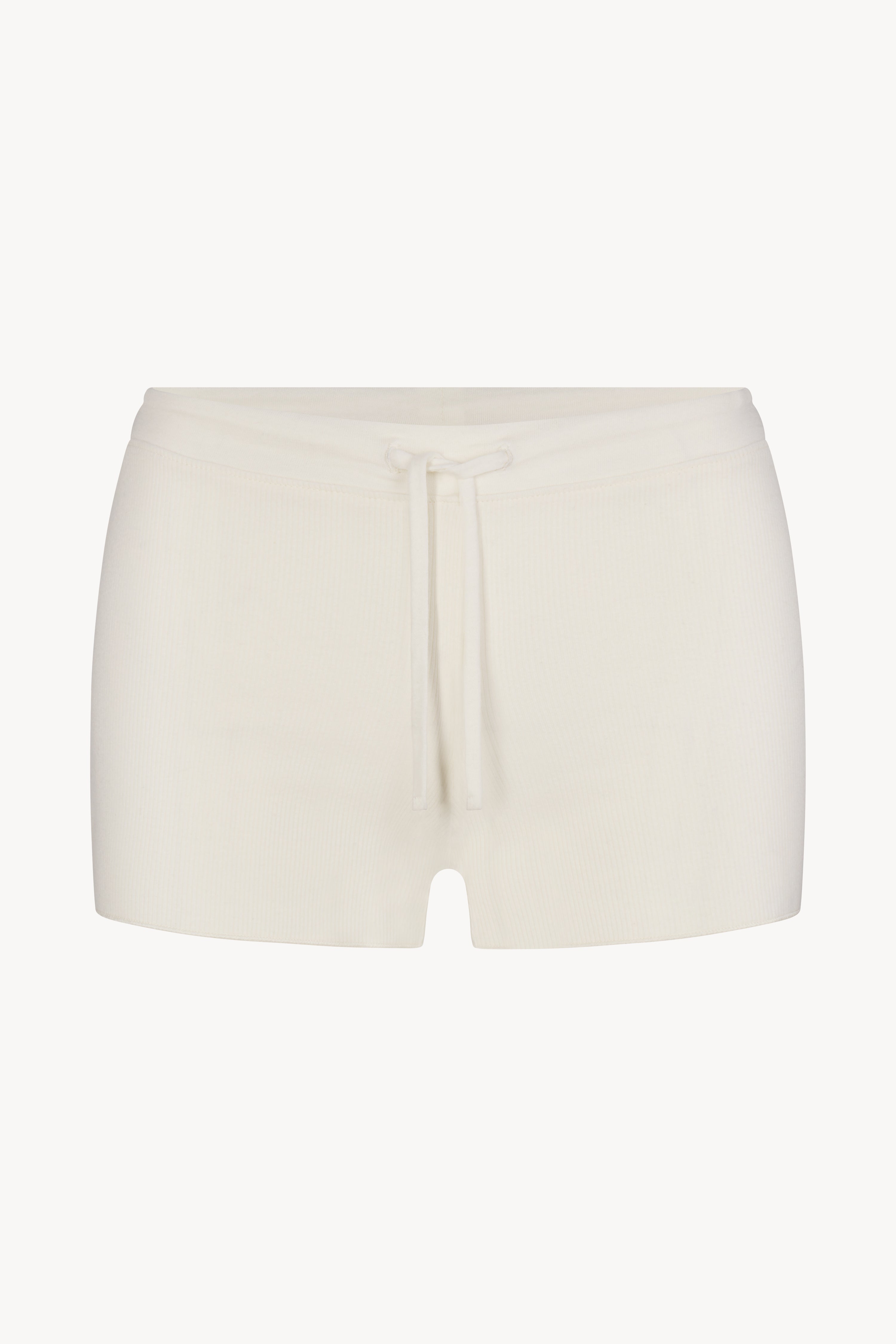 DRAWSTRING SHORT CREAM