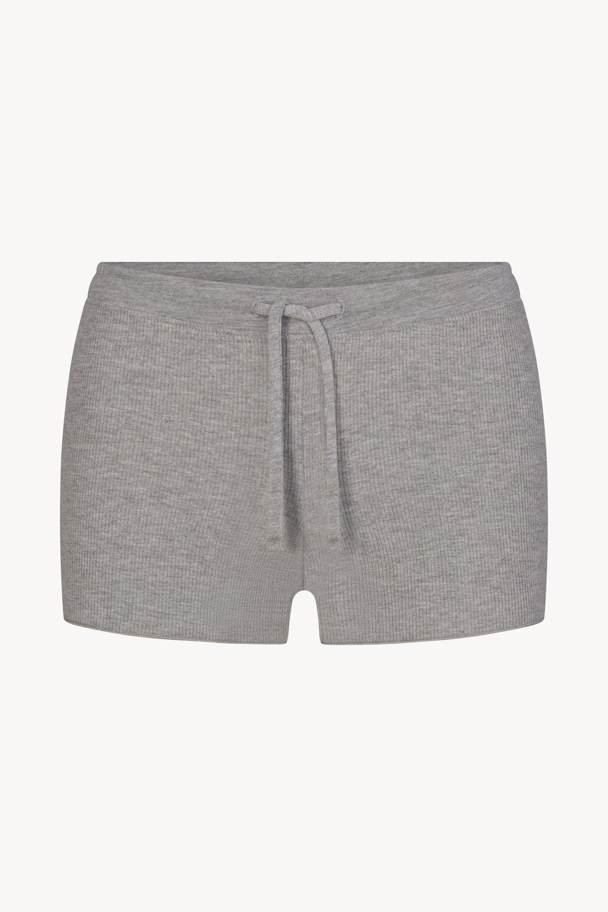 DRAWSTRING SHORT HEATHER GREY