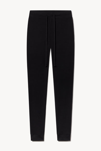 Thermal Drawstring Pant Black