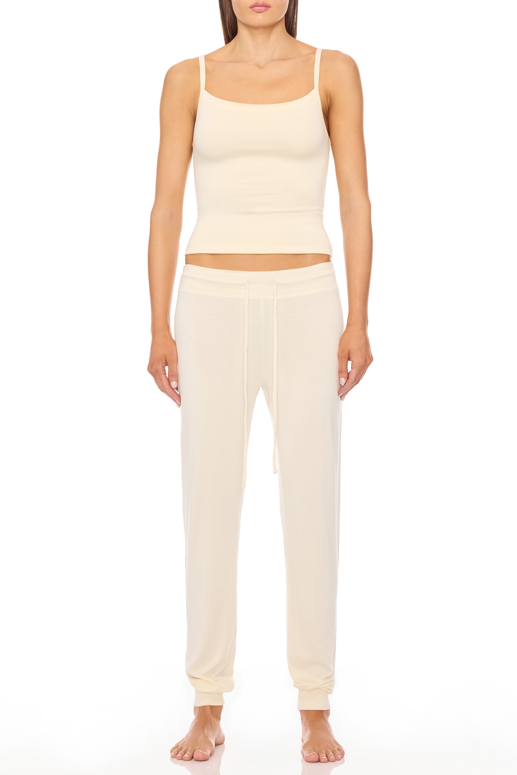 Drawstring Pant Cream