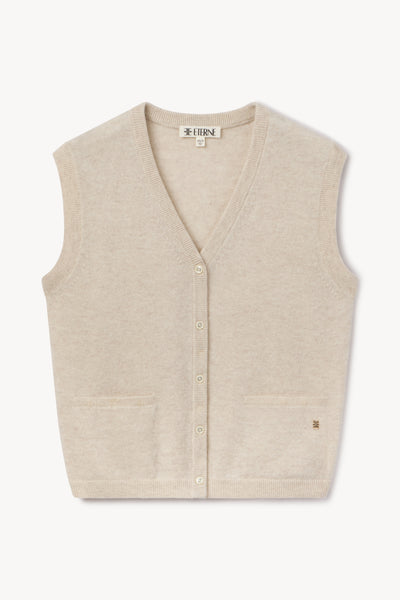 Elton Vest Heather Oatmeal