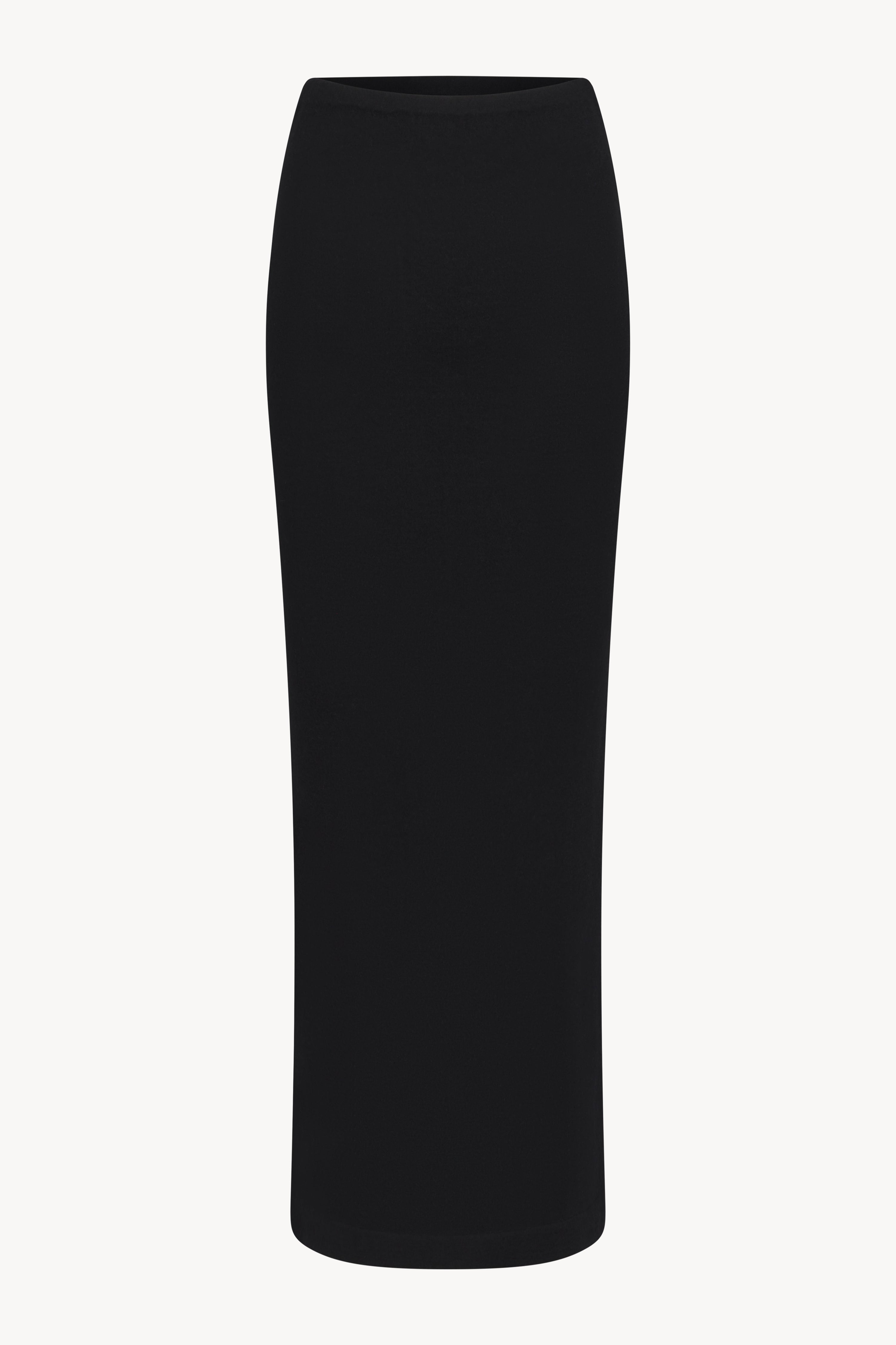 Emma Skirt | Lightweight Cashmere | Black