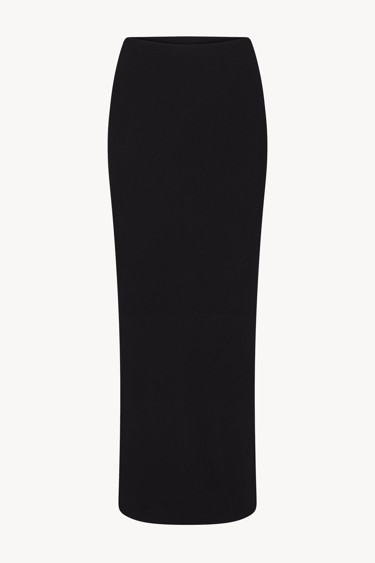 Emma Butter Rib Skirt Black