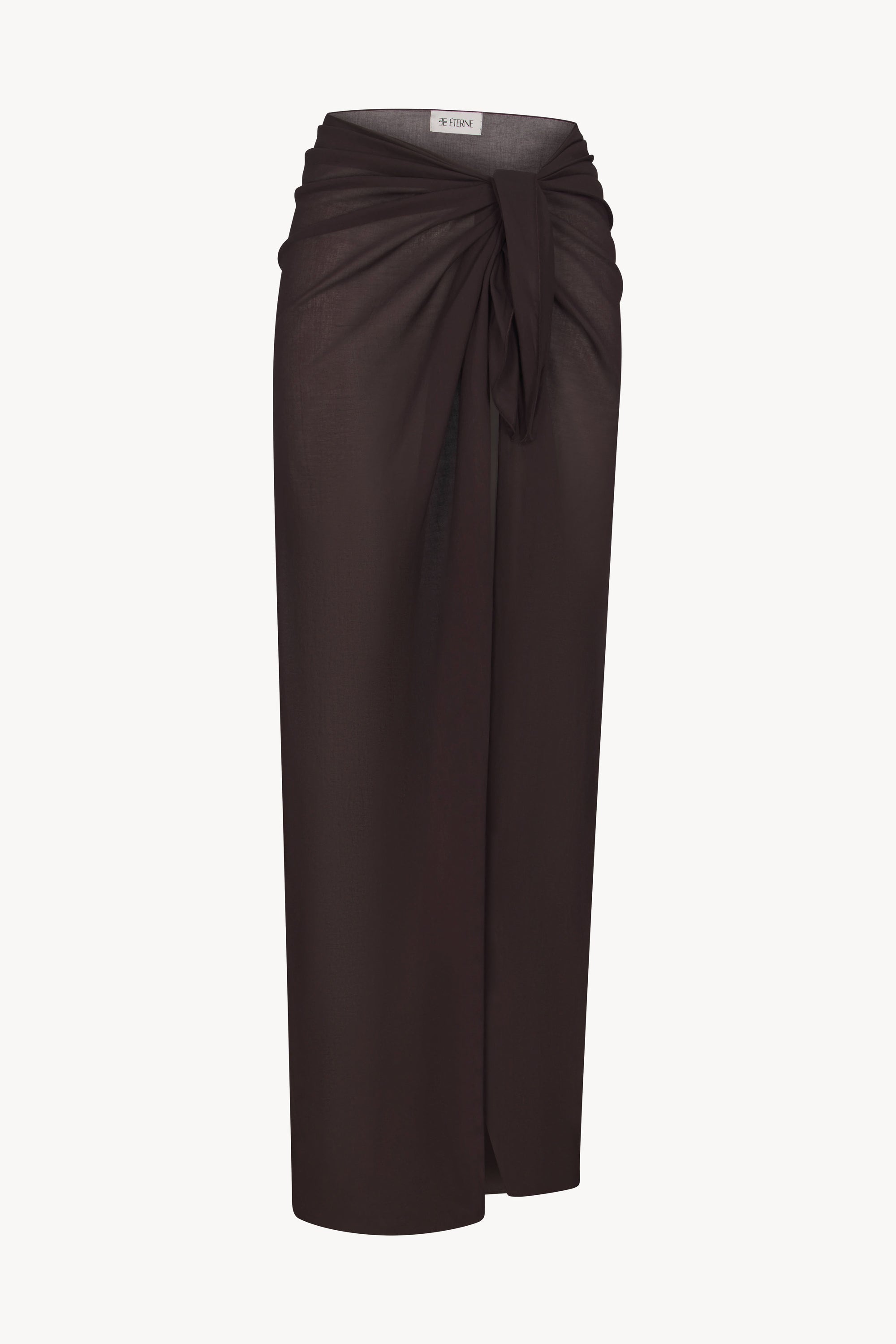 Esme Maxi Sarong Espresso - ÉTERNE