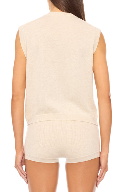 Elton Vest Heather Oatmeal