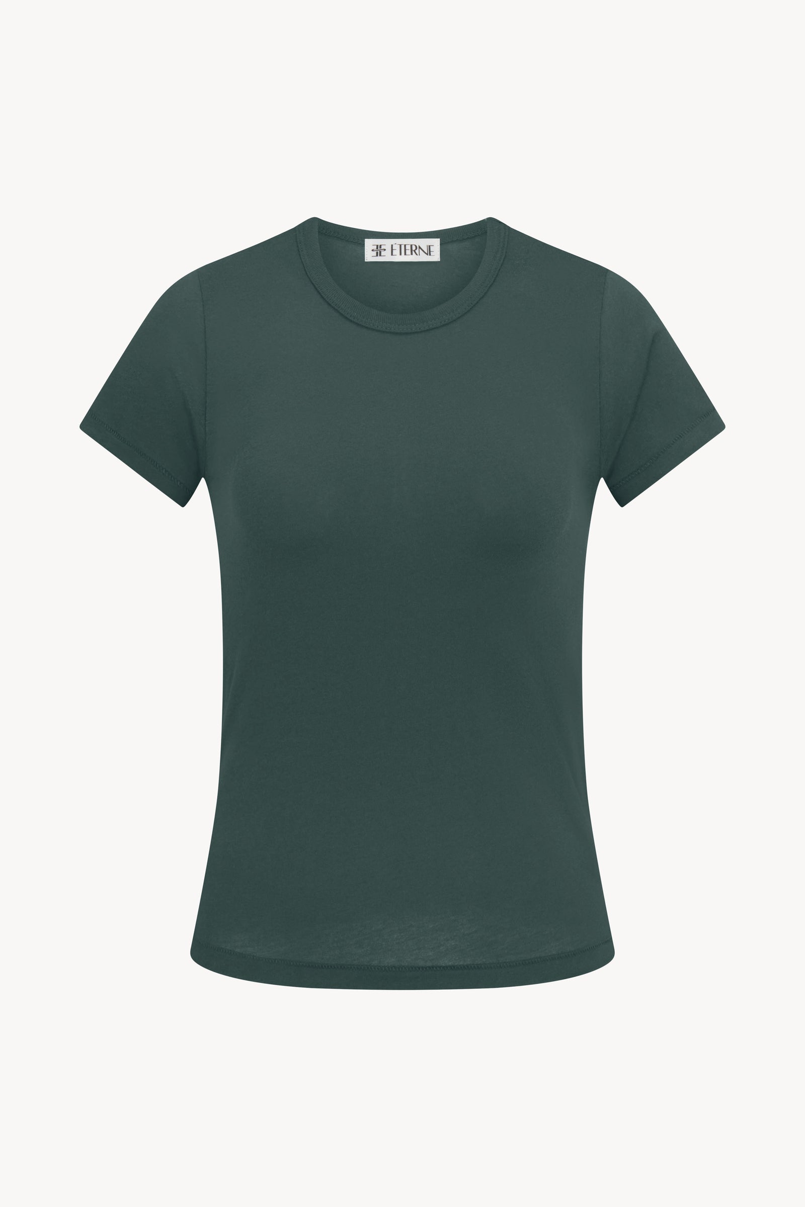 FITTED CREWNECK SHORT SLEEVE T-SHIRT