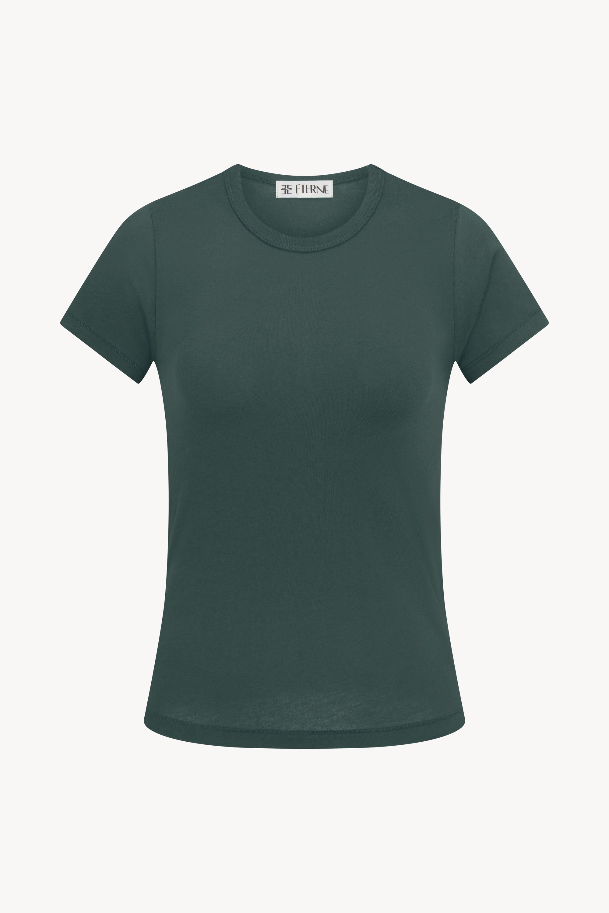 FITTED CREWNECK SHORT SLEEVE T-SHIRT
