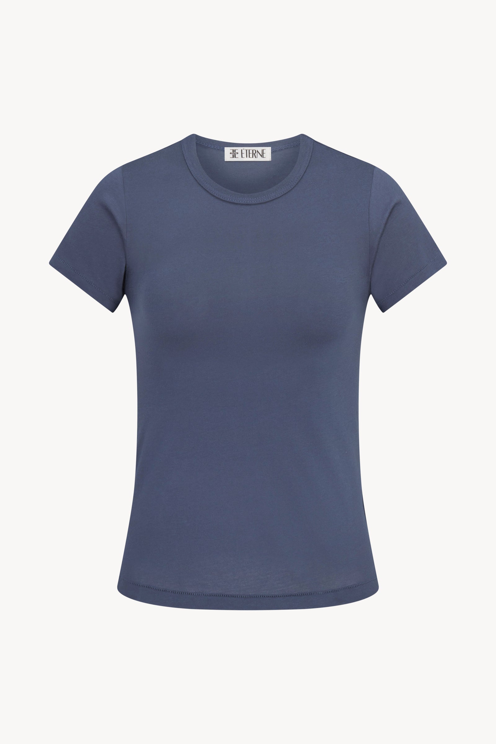 FITTED CREWNECK SHORT SLEEVE T-SHIRT
