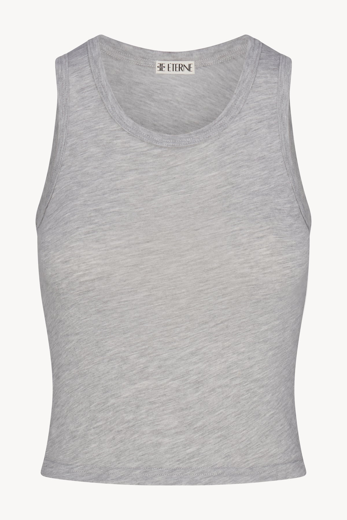 Fitted Tank Heather Grey