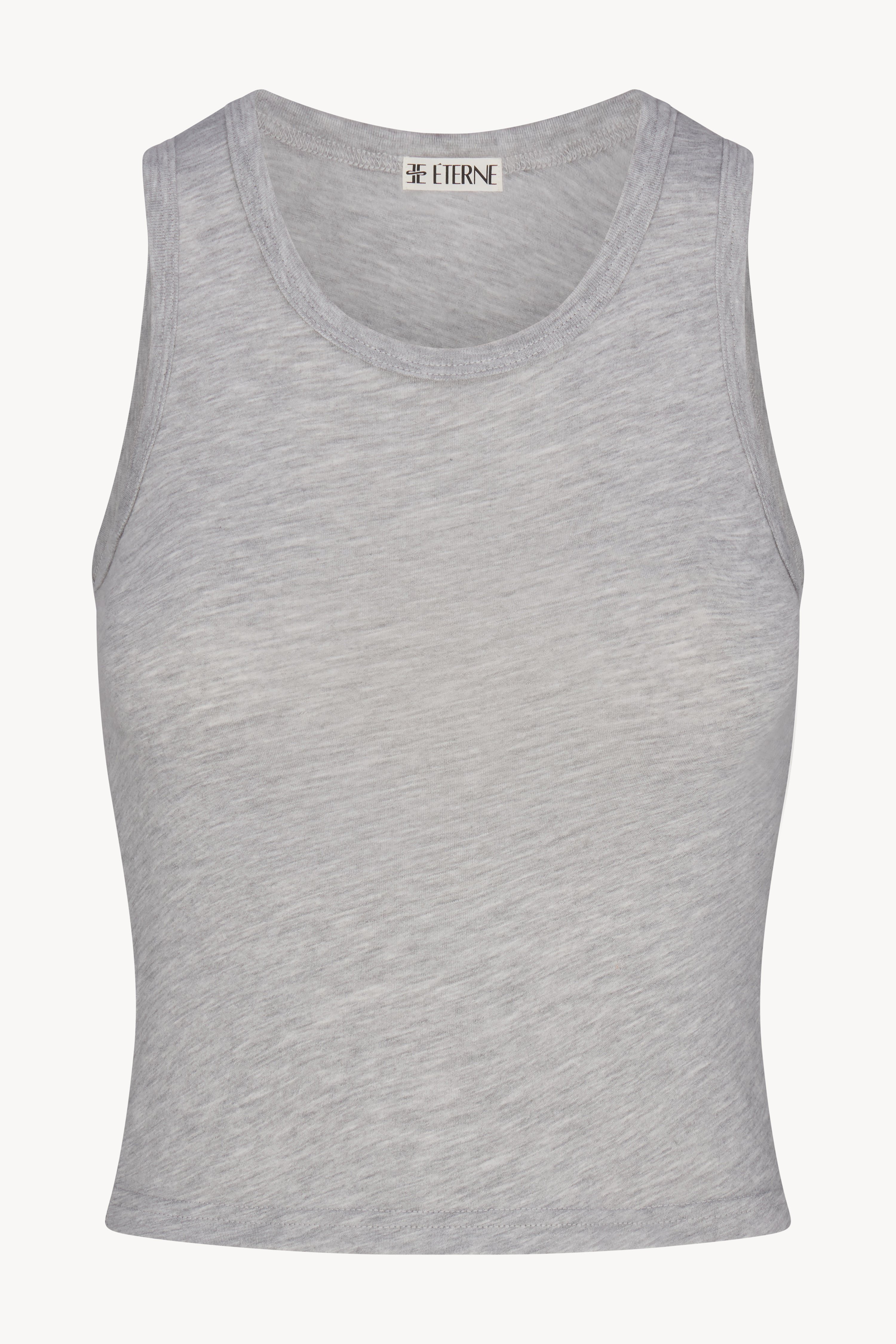 Fitted Tank Heather Grey