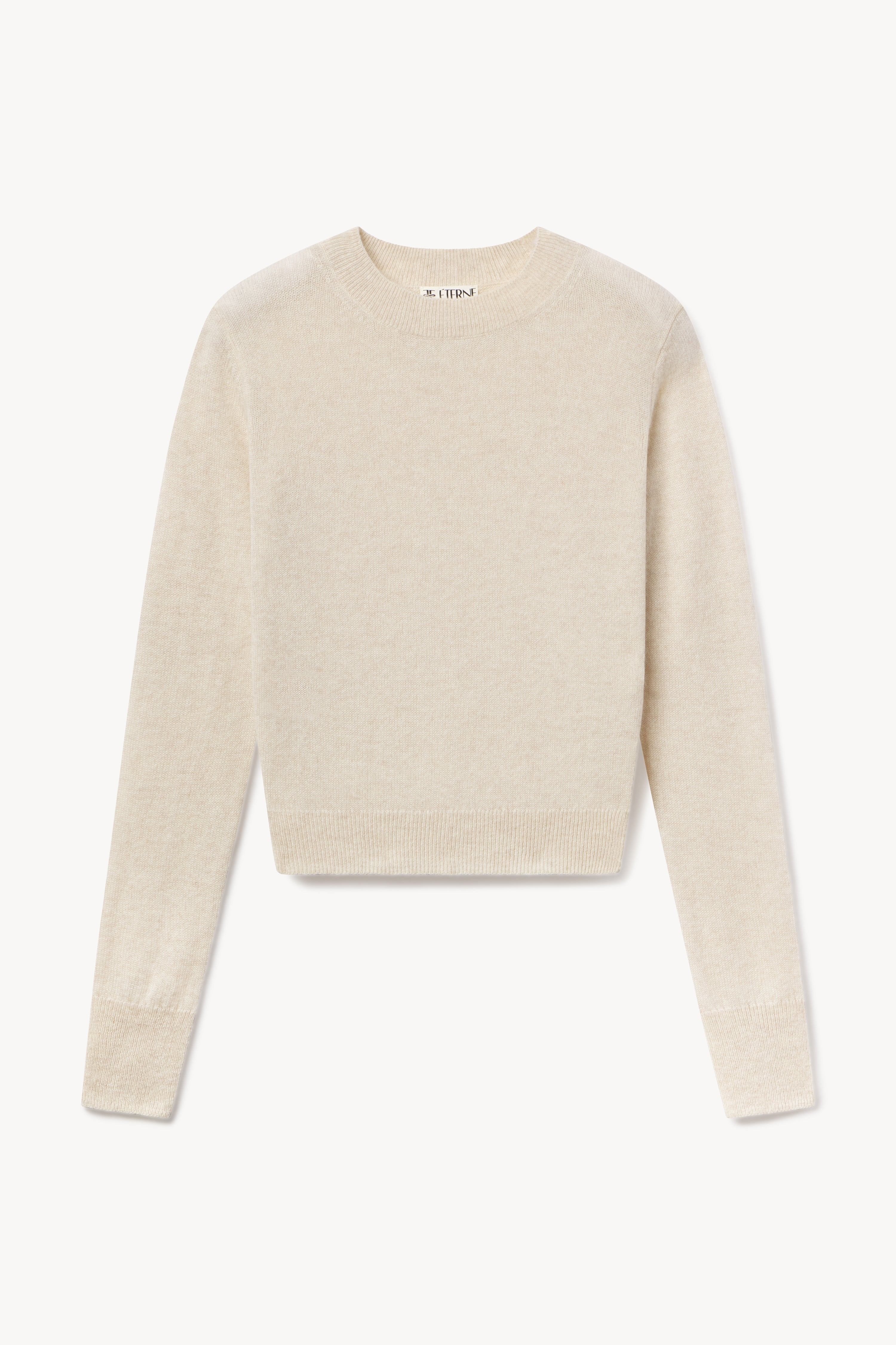 Francis Cashmere Sweater Heather Oatmeal