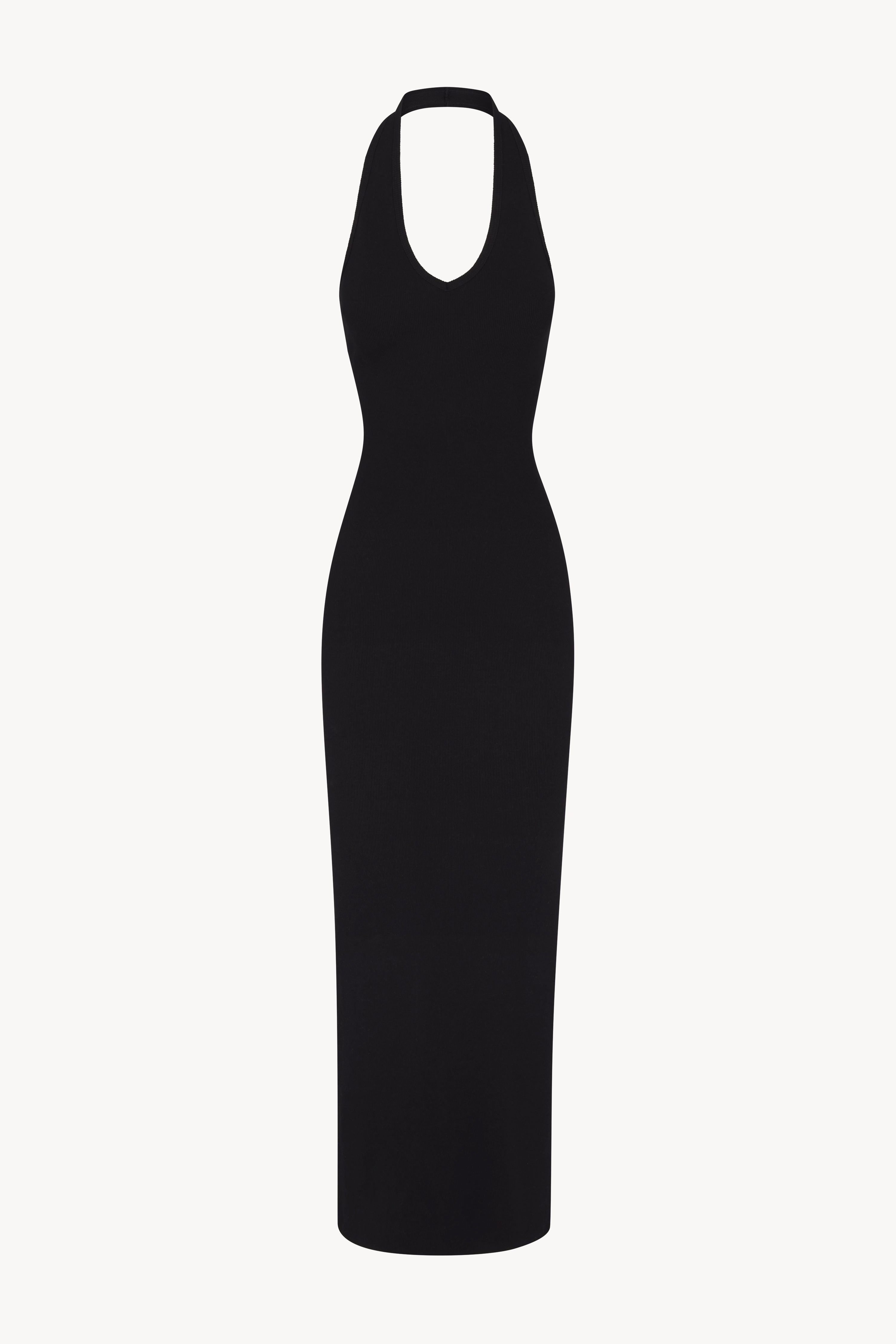 Halter Maxi Dress Black