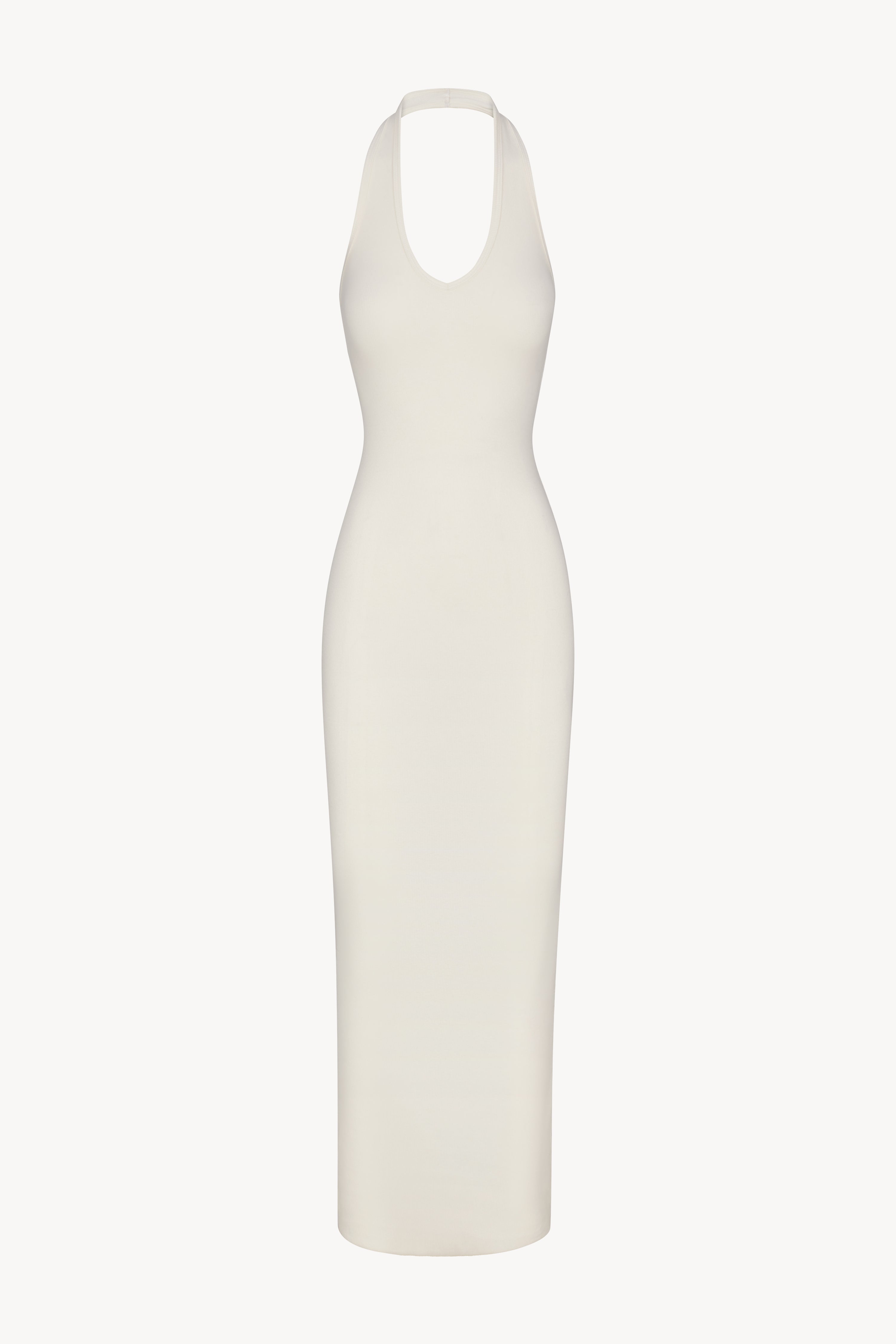 Halter Maxi Dress Cream