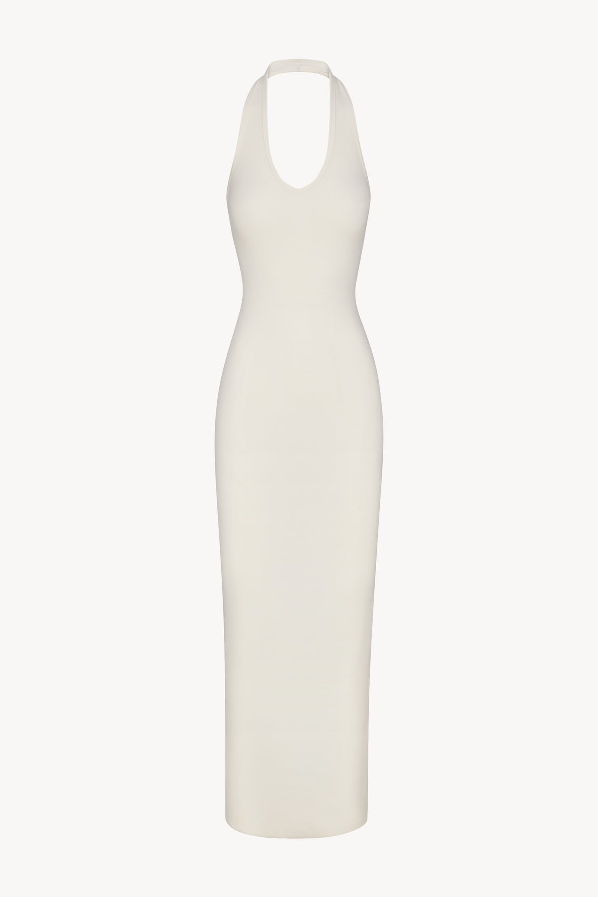 Halter Maxi Dress Cream