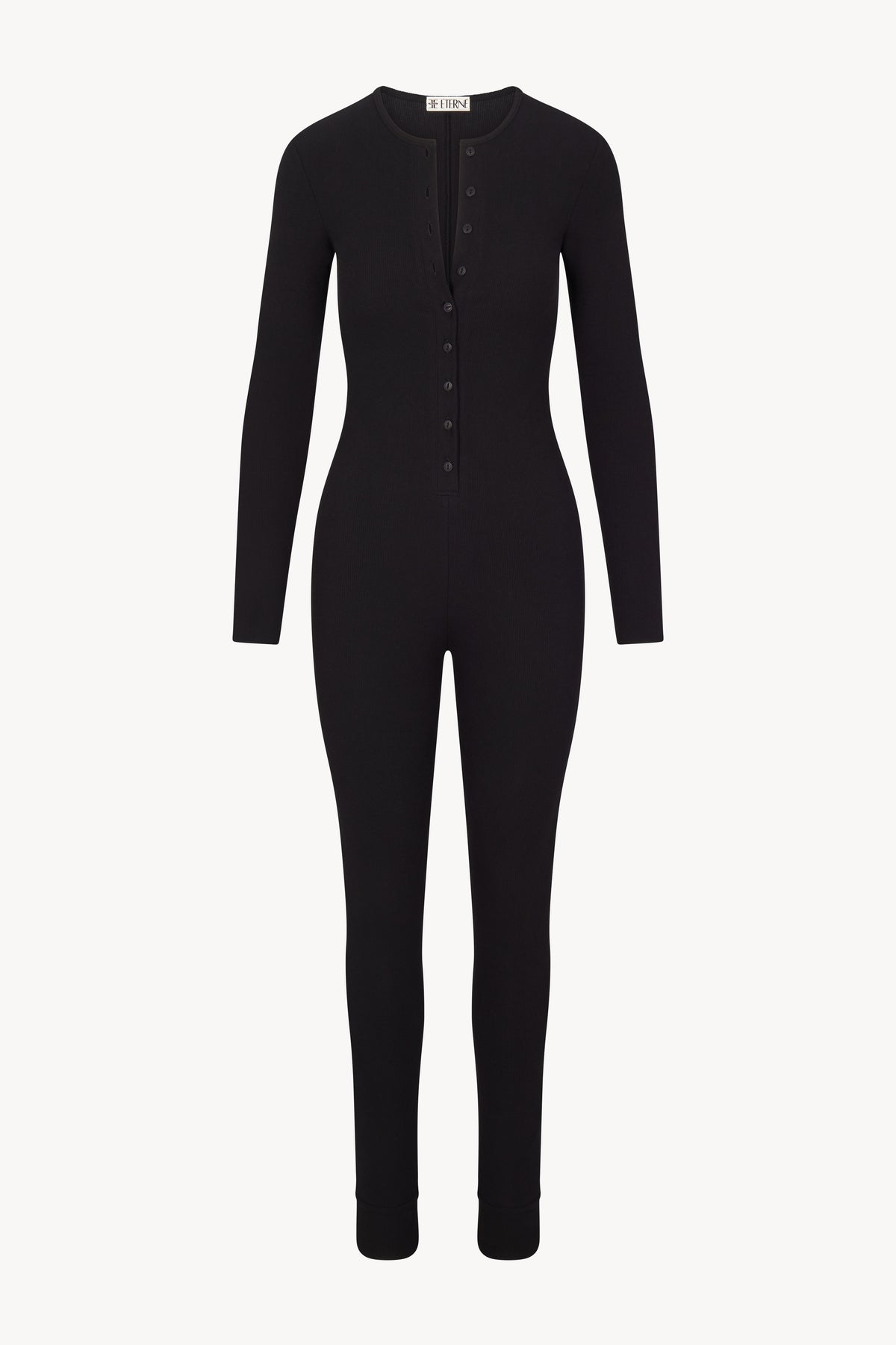 Henley Onesie Black