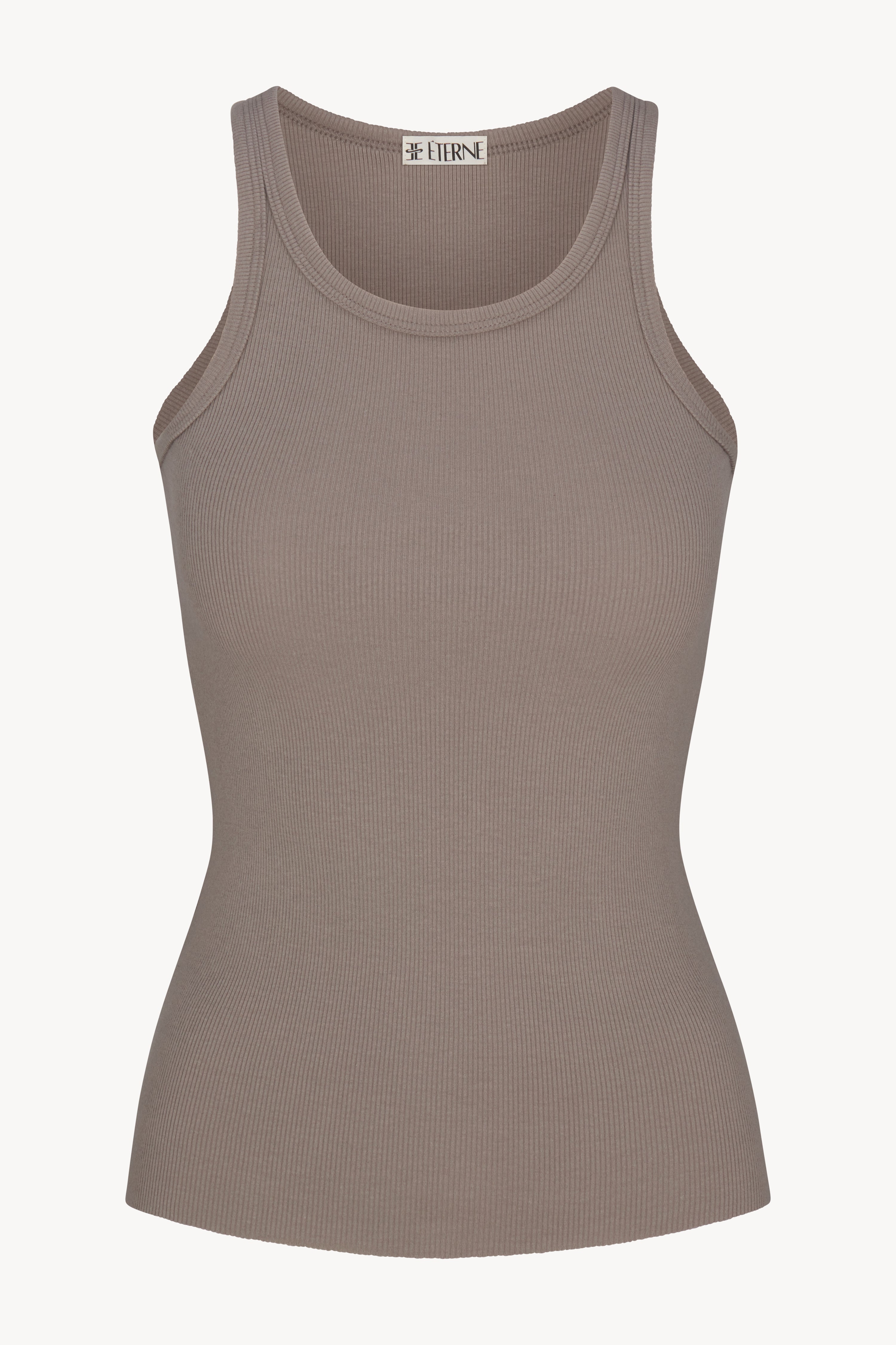 High Neck Fitted Tank Clay