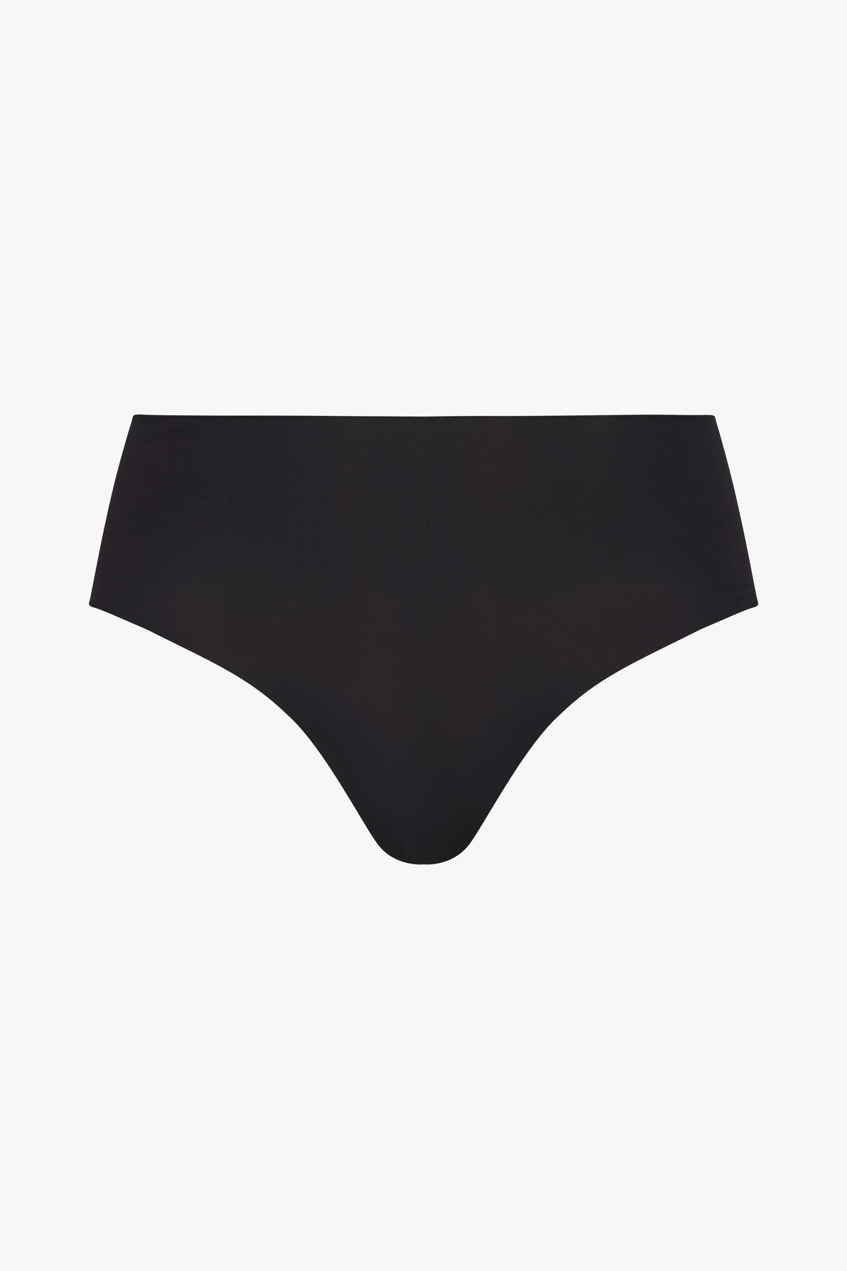 High Rise Thong Black