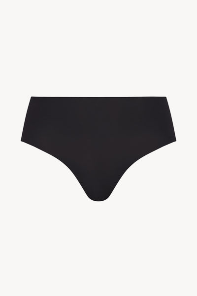 High Rise Thong Black