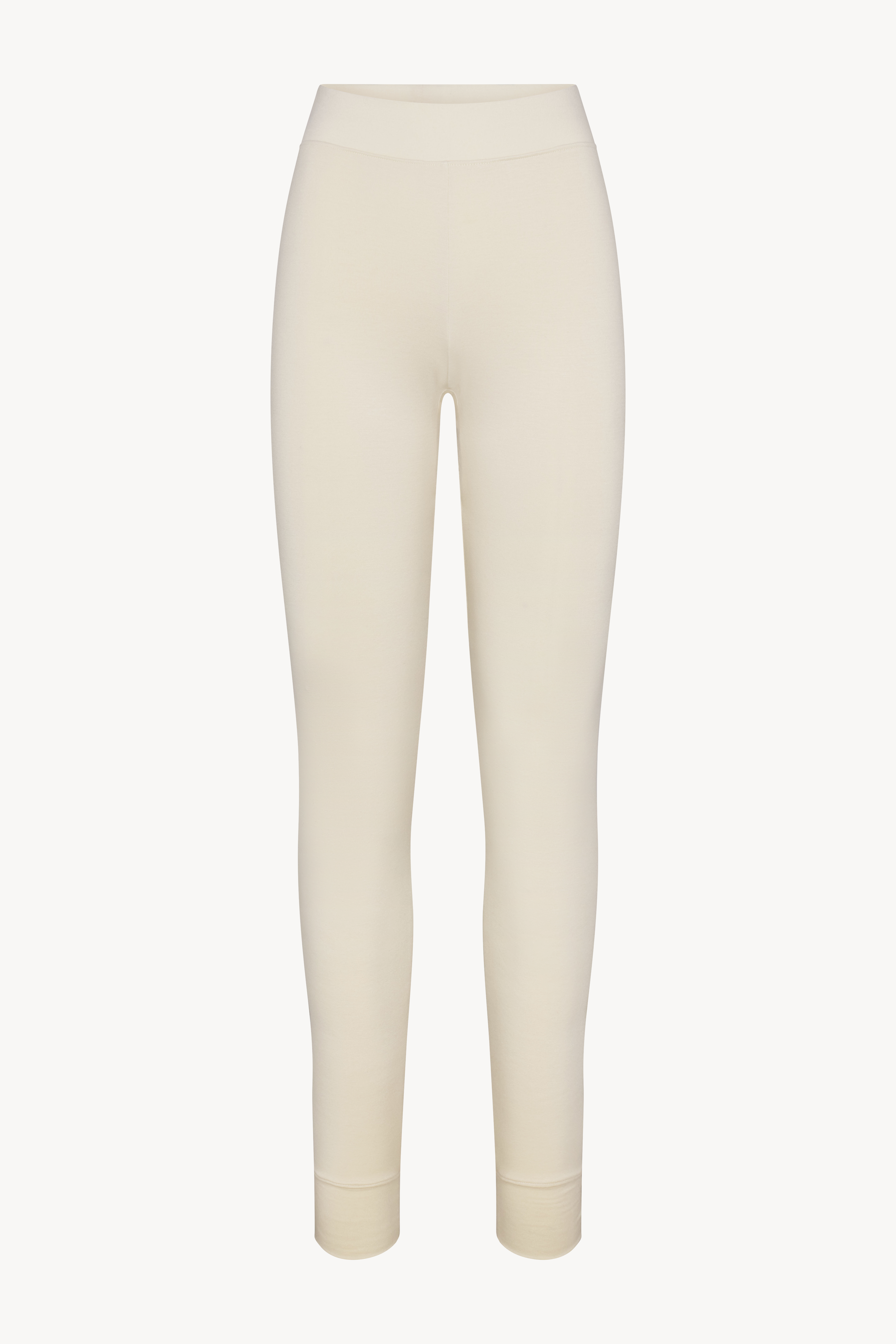 Soft Jersey High Rise Legging Cream