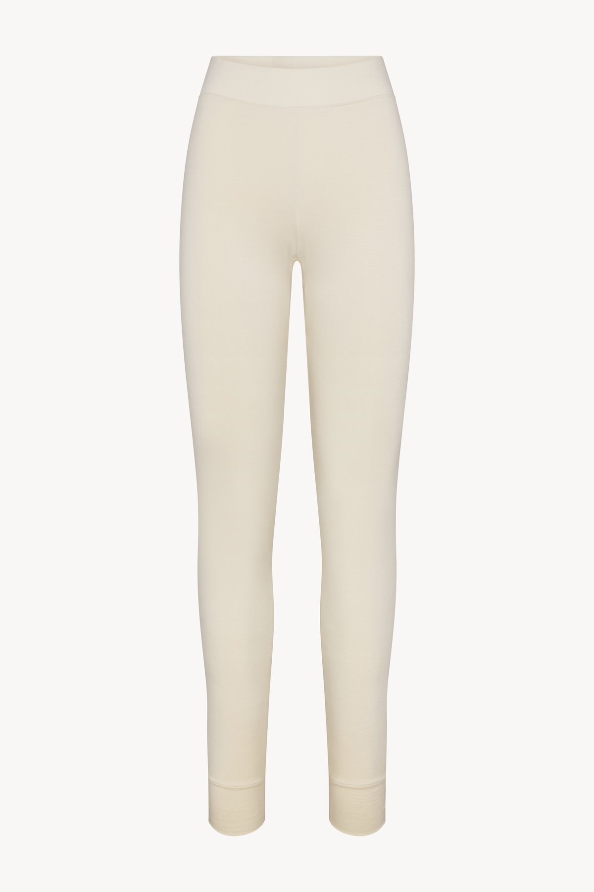 Soft Jersey High Rise Legging Cream