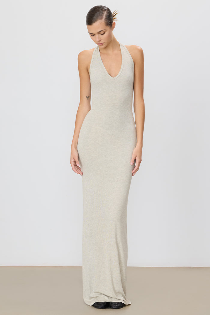 HALTER MAXI DRESS