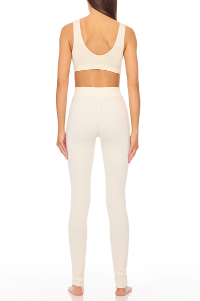 HIGH WAIST LEGGING CREAM