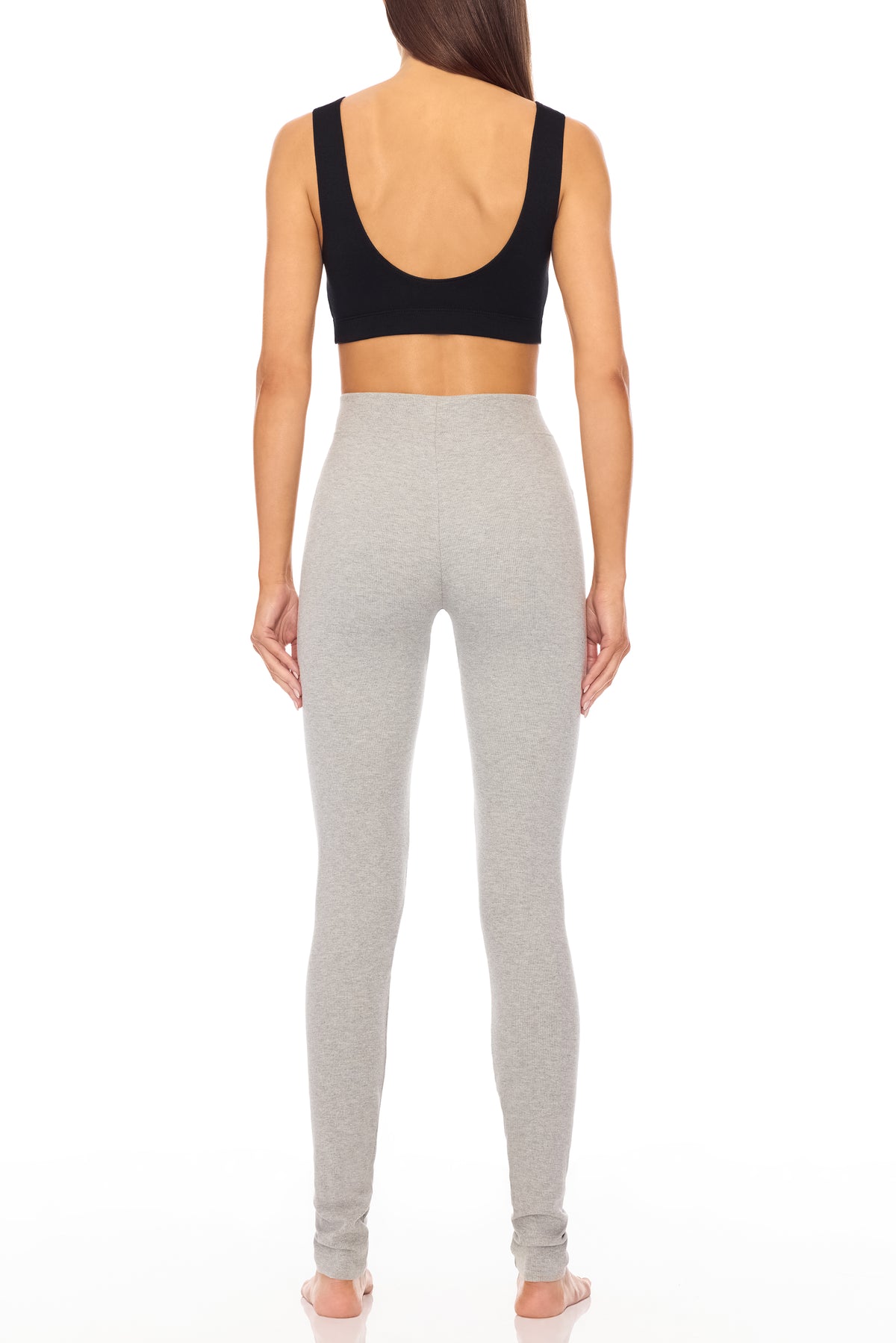 HIGH WAIST LEGGING HEATHER GREY