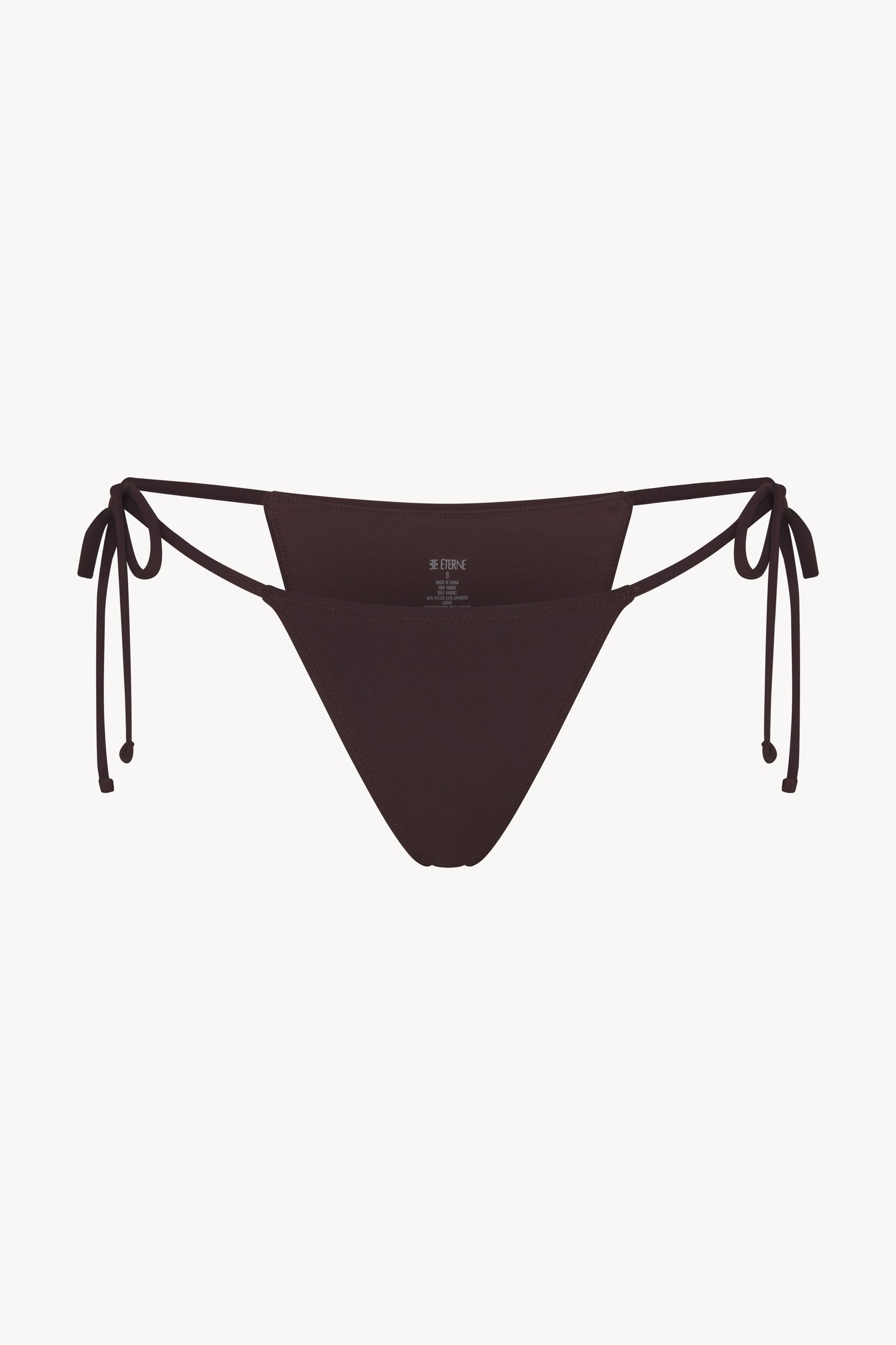 Isla String Bikini Bottom Espresso - ÉTERNE